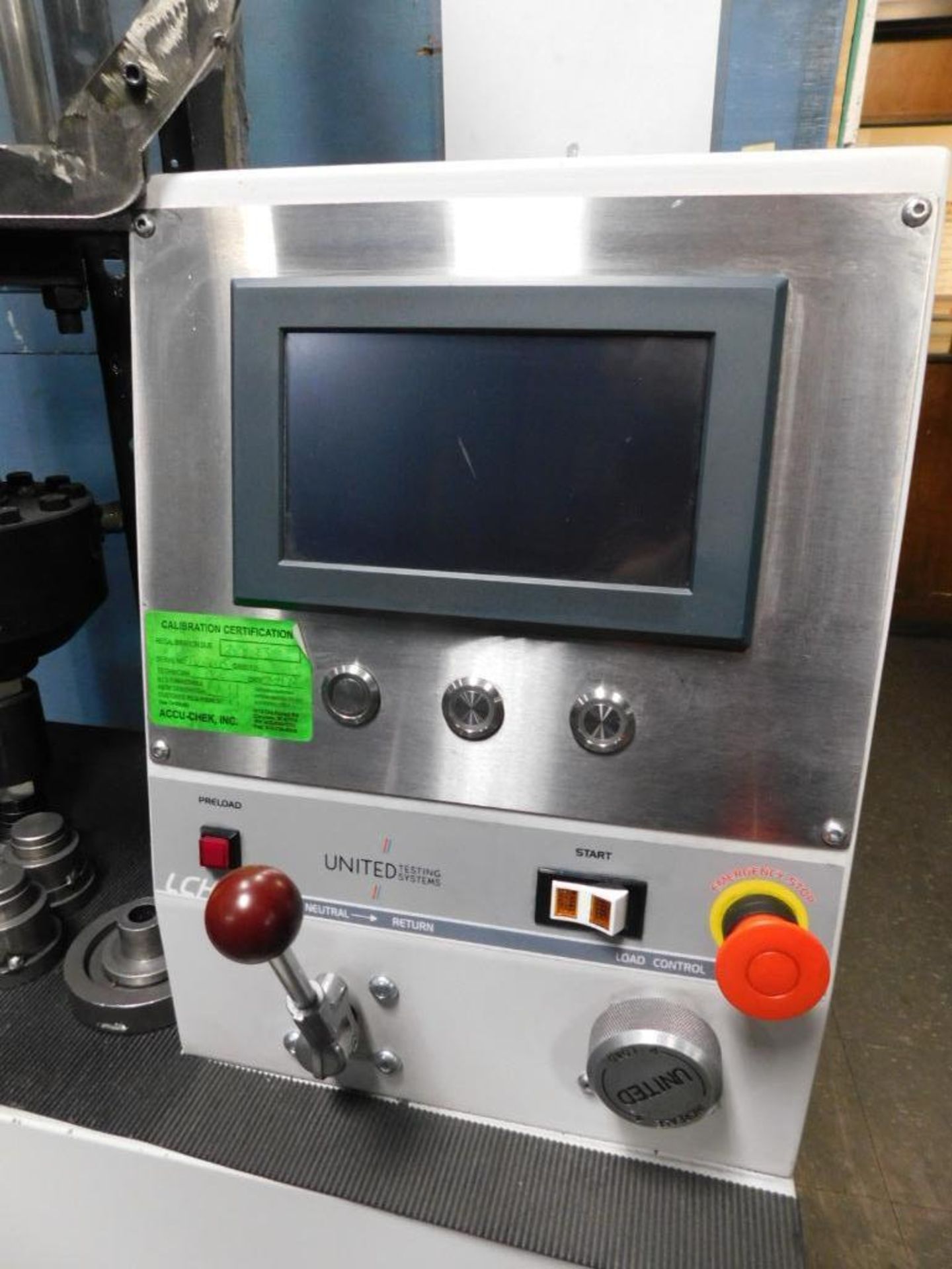 United Testing Systems Speedy Tensile Tester Model LCH-150 KN, Digital Controls, S/N 1220413 w/Acces - Image 4 of 14