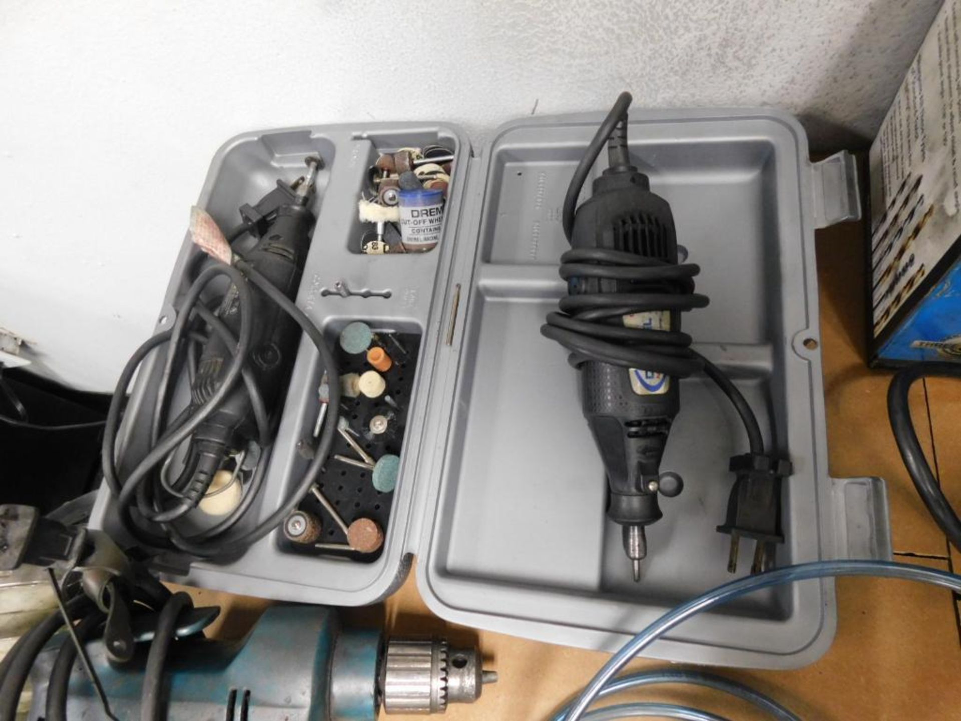 LOT: Drill Doctor, Drill, Dremel's, Marposs Mi Air Tool - Image 4 of 4