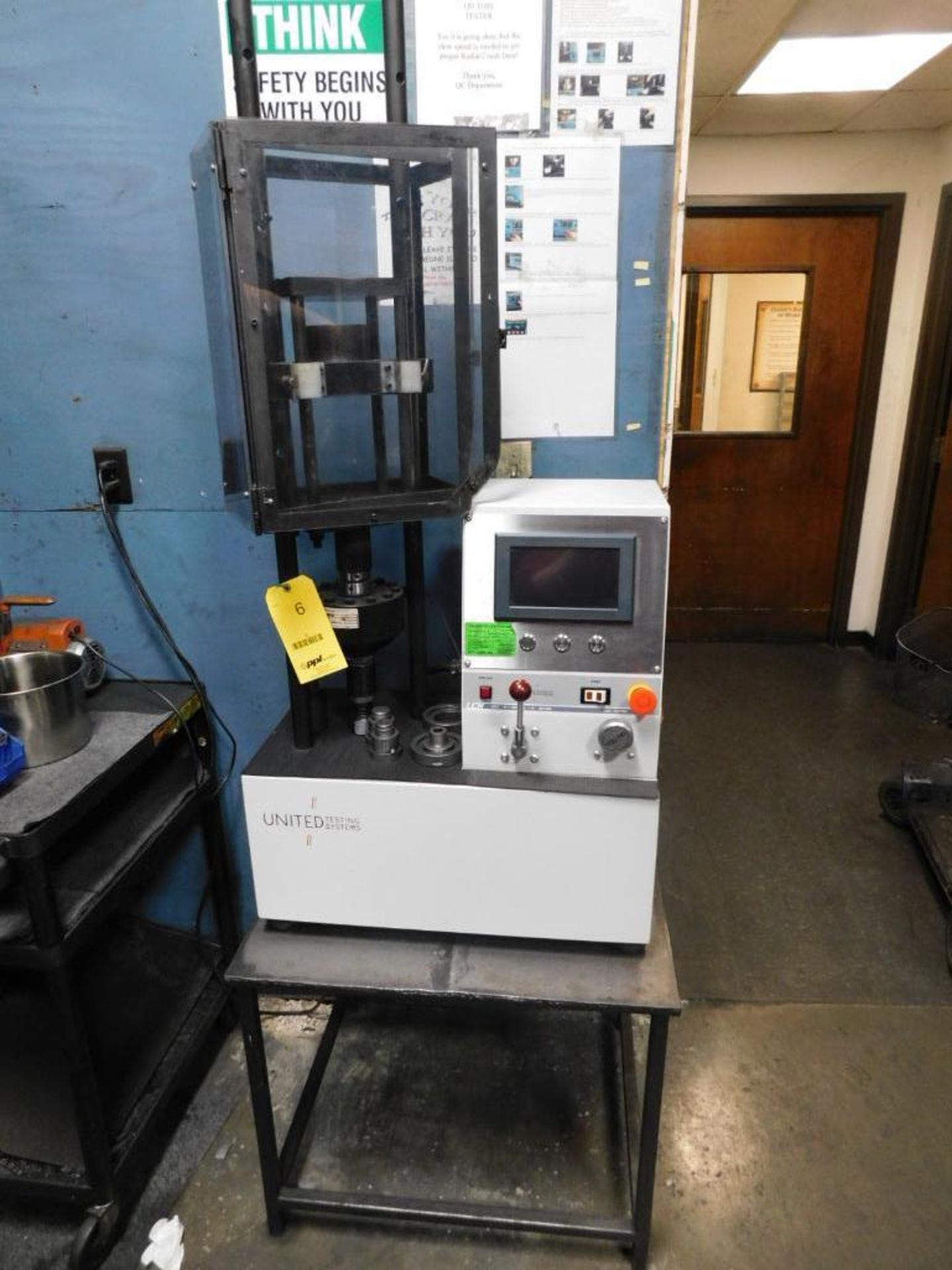 United Testing Systems Speedy Tensile Tester Model LCH-150 KN, Digital Controls, S/N 1220413 w/Acces