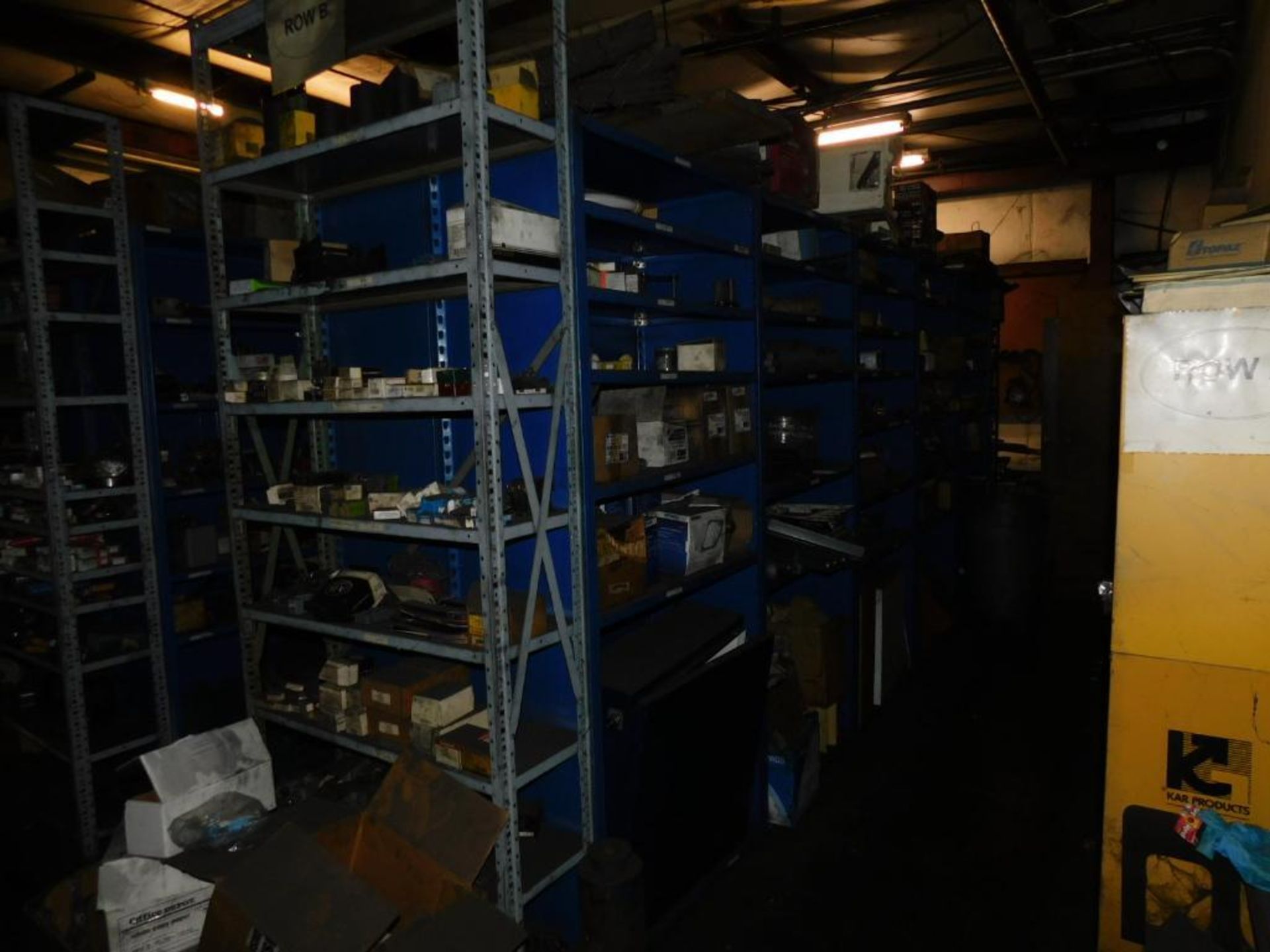 LOT: Contents of Upstairs Parts Department: Large Quantity Machine Parts, Electronics, Hardware, Bui - Image 2 of 33