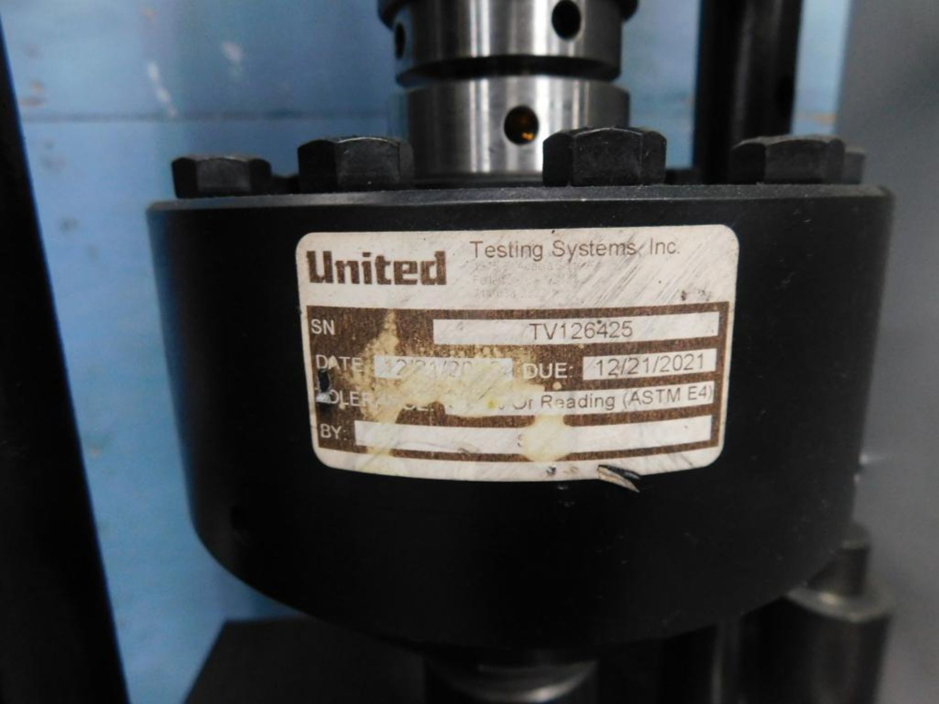 United Testing Systems Speedy Tensile Tester Model LCH-150 KN, Digital Controls, S/N 1220413 w/Acces - Image 14 of 14