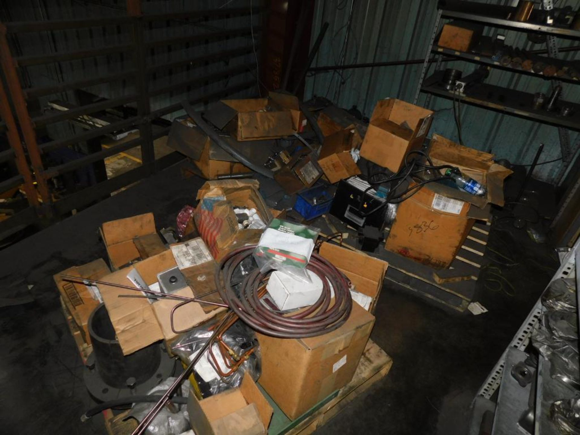 LOT: Contents of Upstairs Parts Department: Large Quantity Machine Parts, Electronics, Hardware, Bui - Image 5 of 33