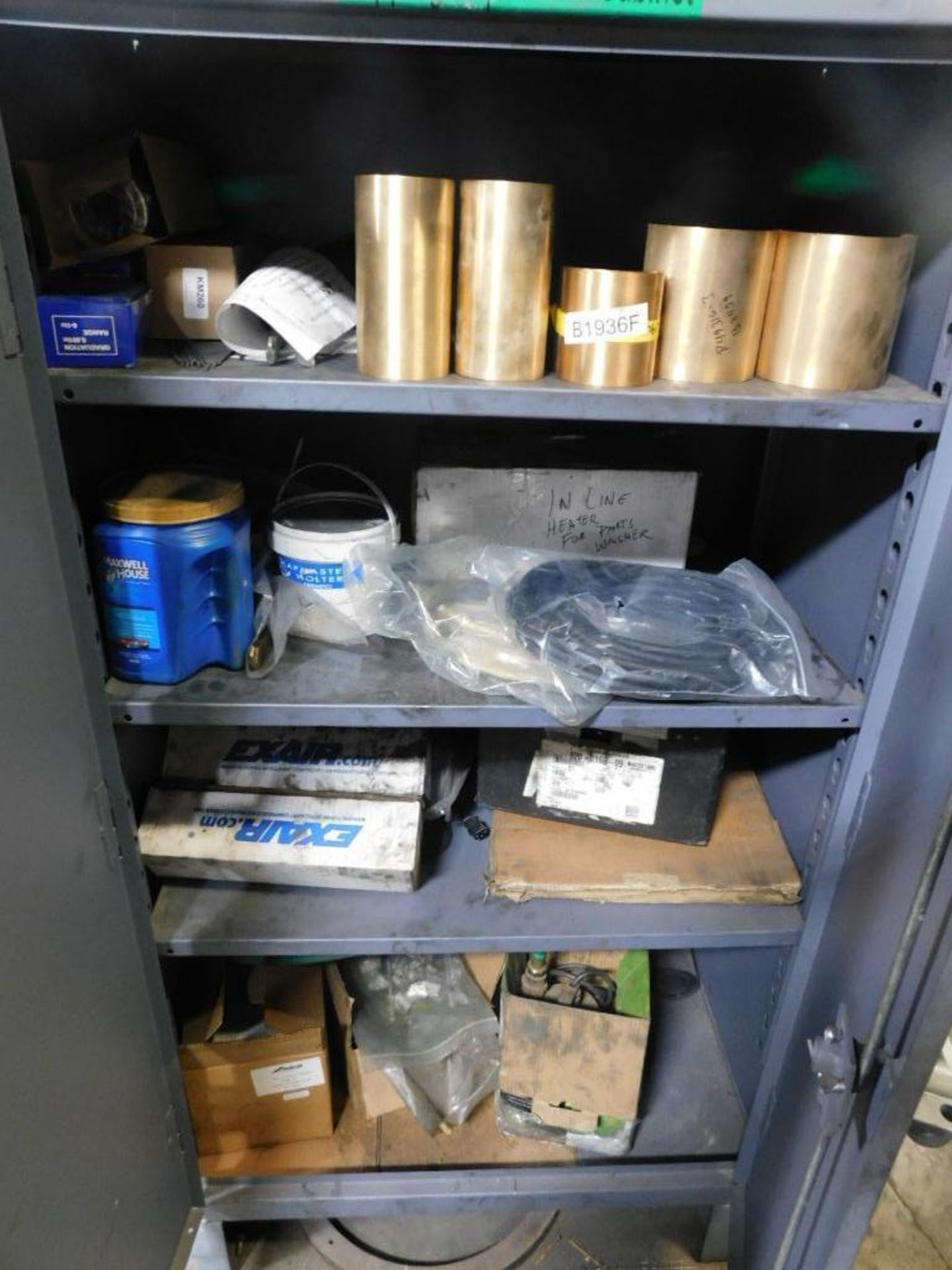 LOT: Global Cabinet w/Assorted Contents