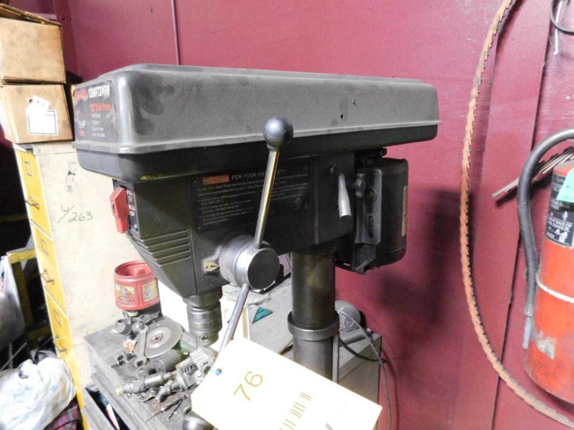 Craftsman 13" Drill Press w/Vise - Image 4 of 5