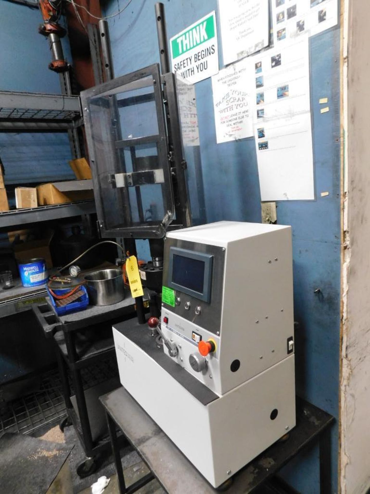 United Testing Systems Speedy Tensile Tester Model LCH-150 KN, Digital Controls, S/N 1220413 w/Acces - Image 7 of 14
