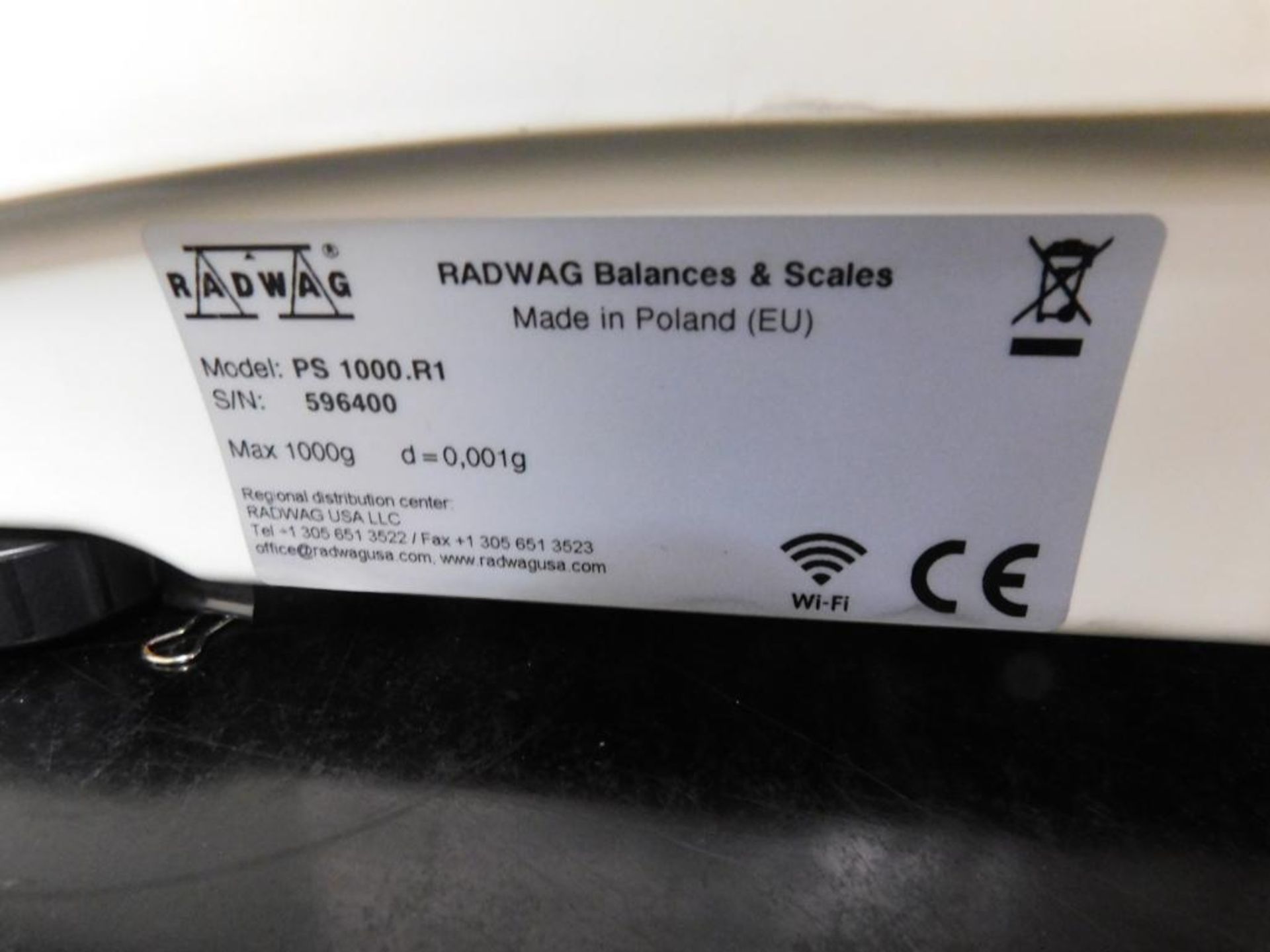 Radwag PS1000.R1 Balance Scale - Image 4 of 4