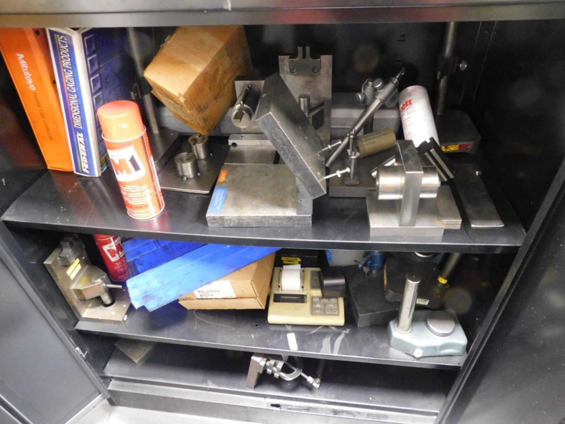 LOT: Cabinet w/Assorted Contents of Indicator Stands, Fixtures, etc. - Image 8 of 12