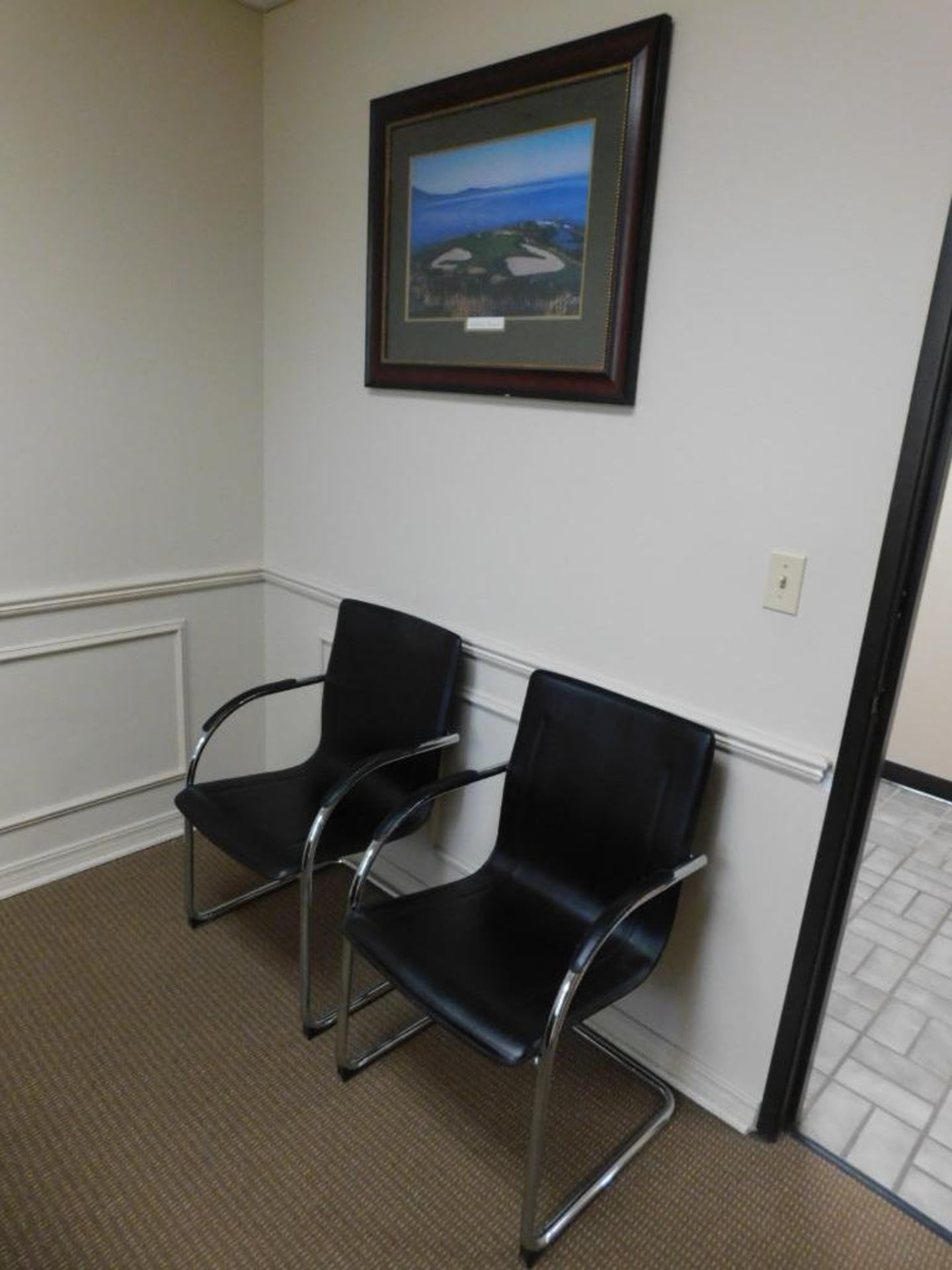 LOT: Contents of Lobby: (3) Office and (2) Closets, 55" Vizio TV, 50" Element TV, HP Laser Jet Pro M - Image 5 of 16