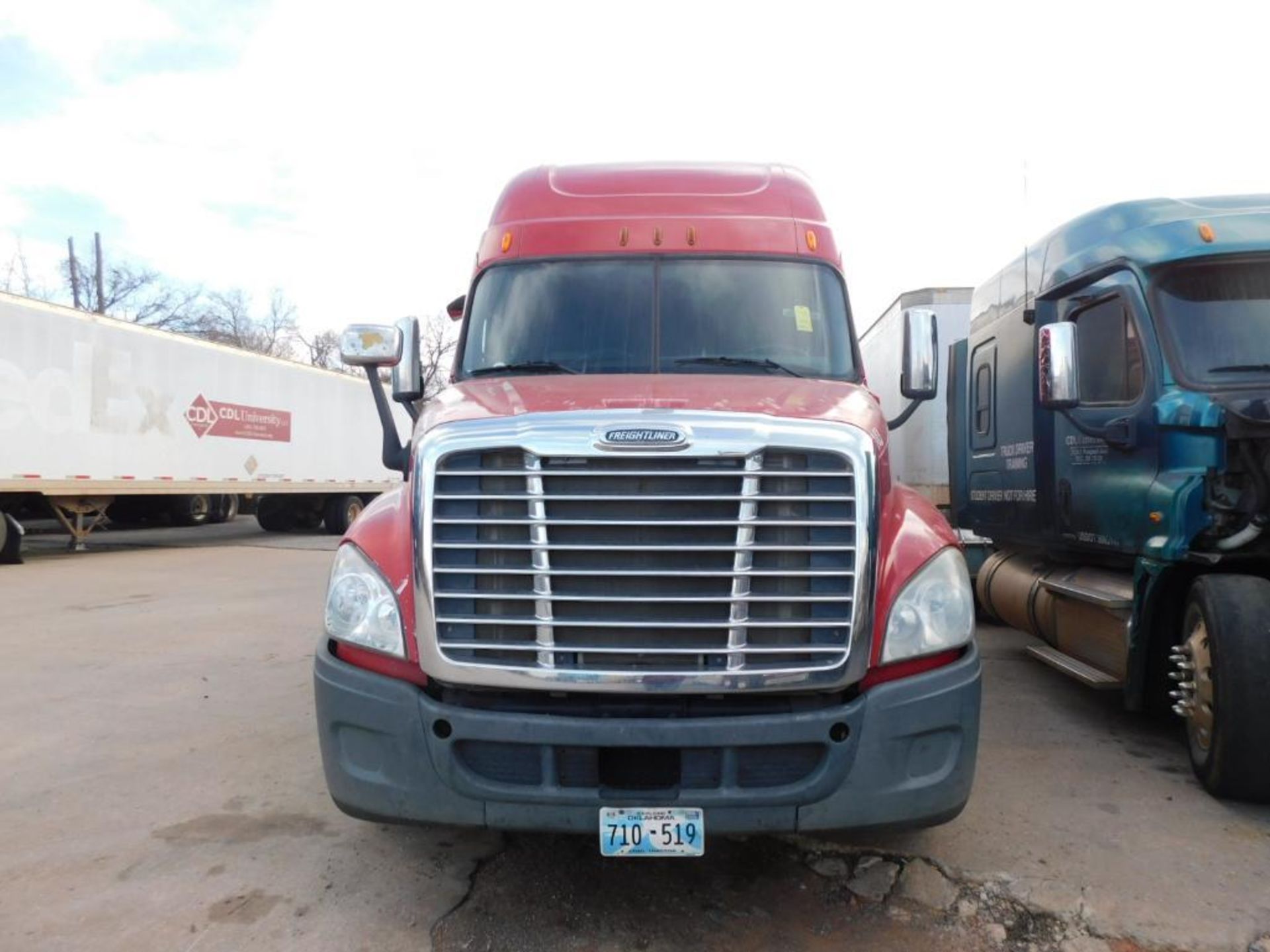 2011 Freightliner Cascadia 125 Truck Tractor, Turbo Diesel, VIN 1FUJGLDR4BLAV6742, (Red #103) - Image 2 of 19