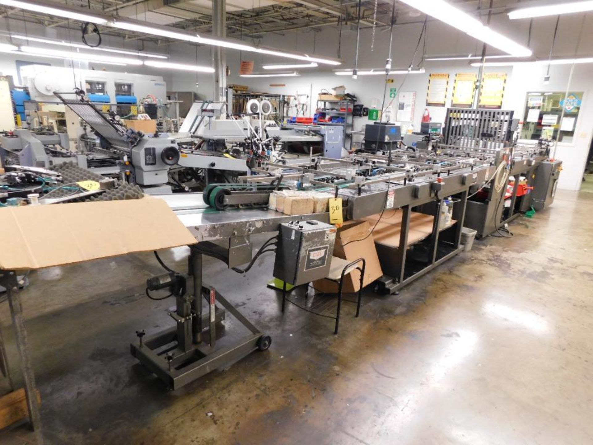 LOT: Kluge OmniFold Folder Gluer, S/N 9285 w/Kluge Friction Feeder & Tipping Plate & GMS Microglue H - Image 2 of 16