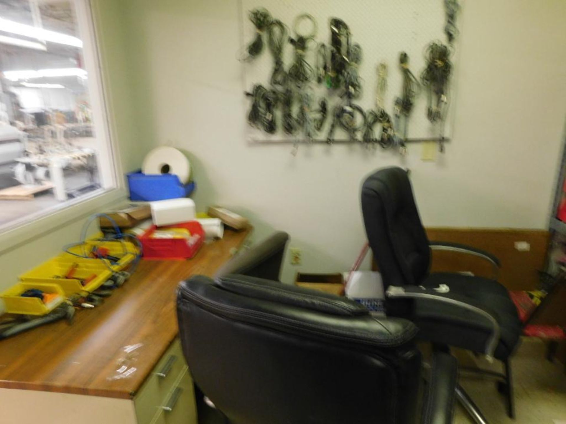LOT: Contents of Office: Steel Cabinets, (2) Desks, File Cabinets, Assorted Hand Tools, Safety Suppl - Image 3 of 6