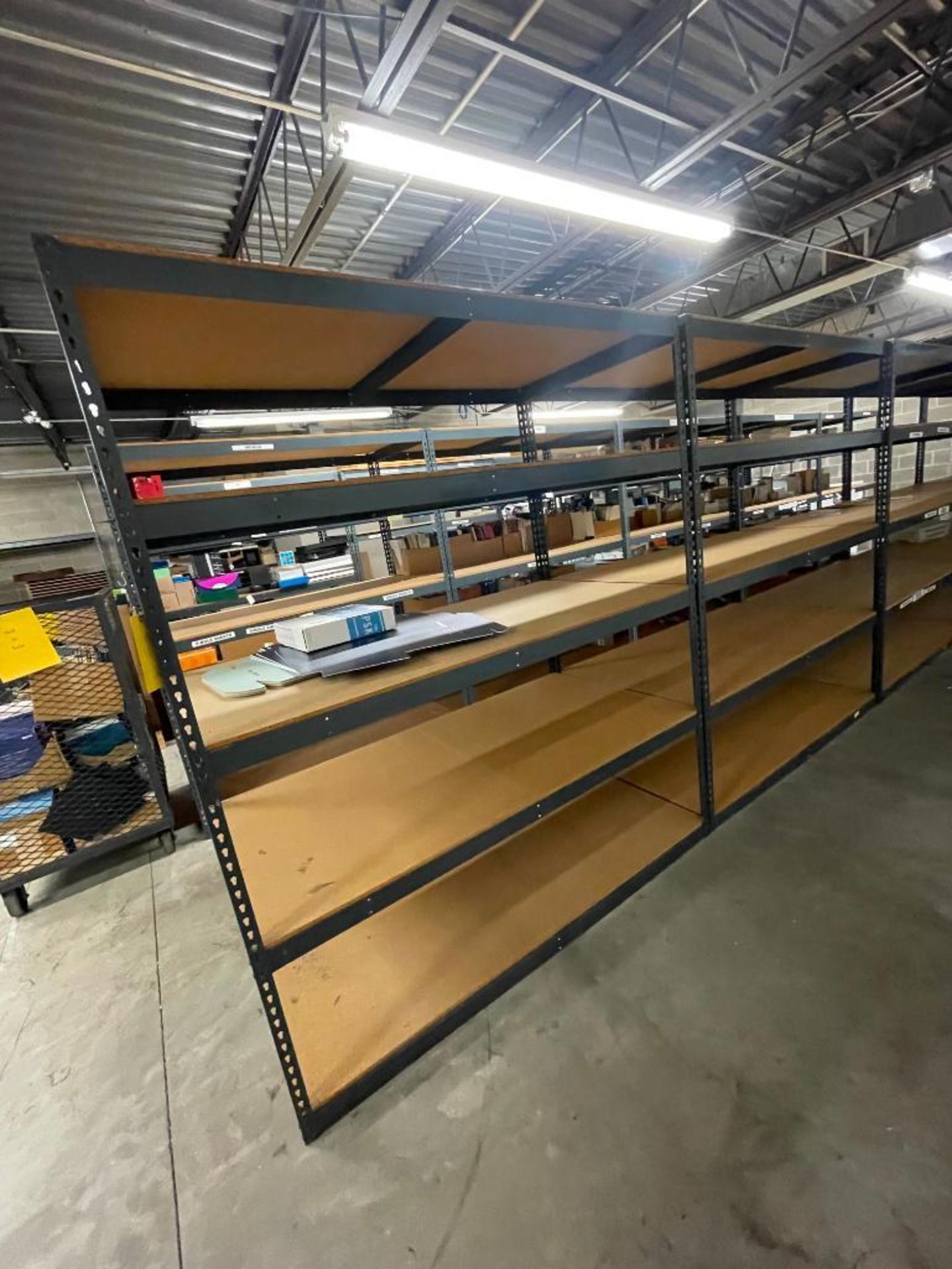 LOT: (11) Sections of Shelving