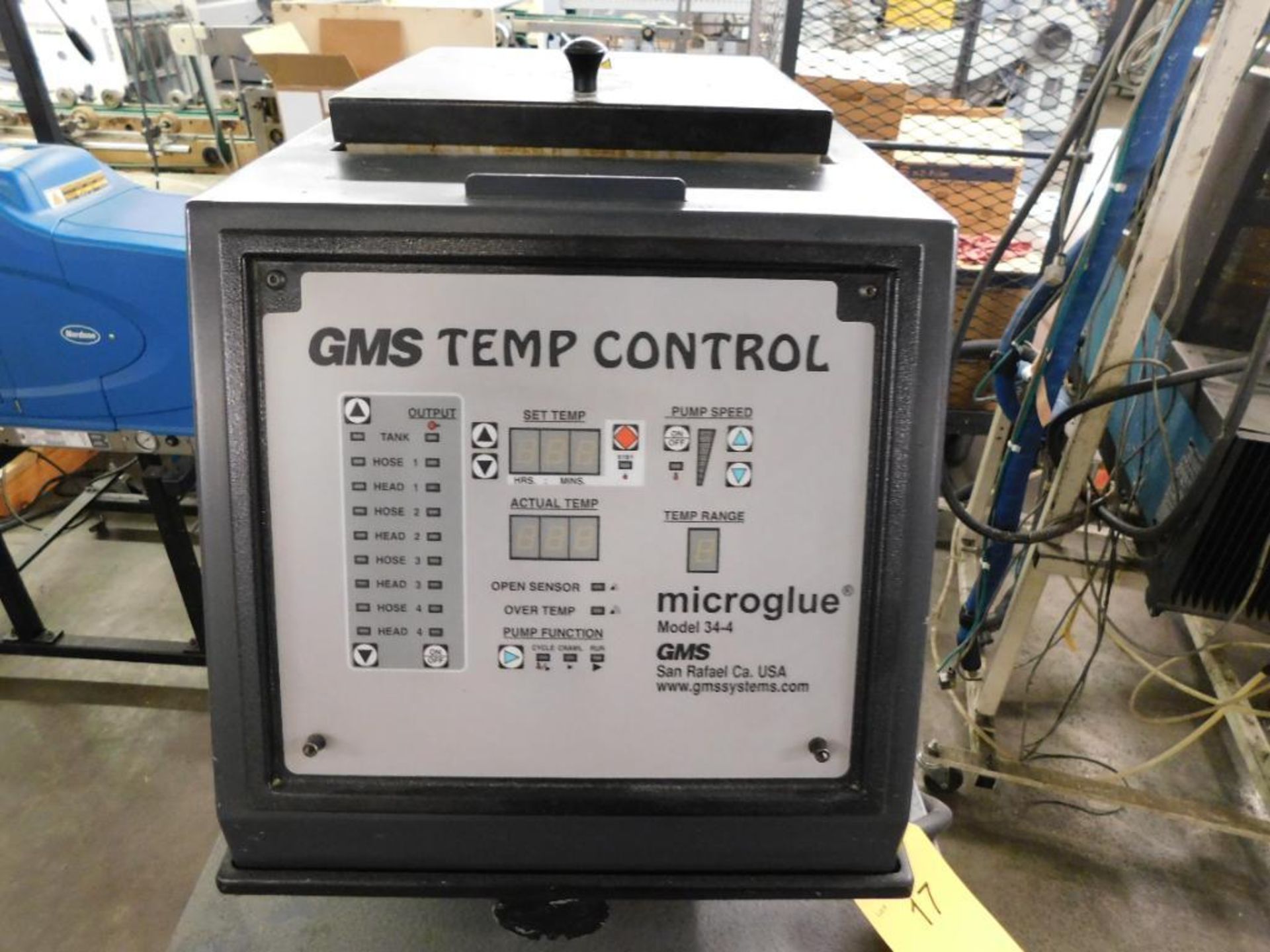 GMS Temp Control Model 34-4 Microglue Unit, S/N 101906002 - Image 2 of 2