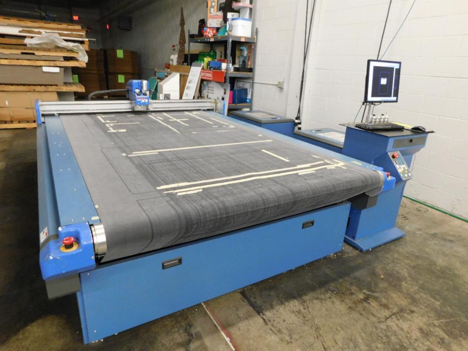 2015 DYSS X5 Digital Cutting Table w/Multi Tool Head & (6) Tool Heads, S/N 1630CNKC150301