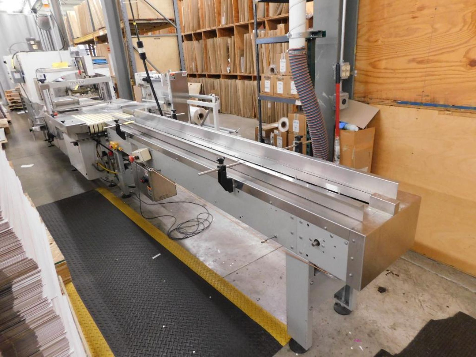 Line: 2005 Texwrap Automatic Side Seal THFC10 Shrink Wrapper w/Lugged Infeed Conveyor-Texwrap T1233- - Image 10 of 12