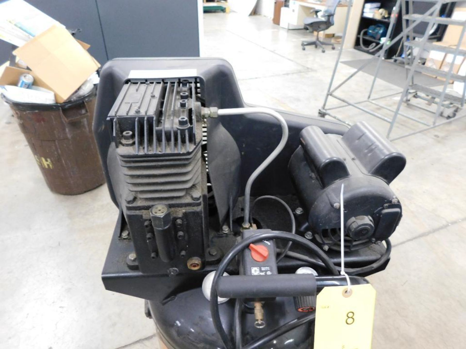 Sanborn 1.9 HP Vertical Tank Mounted Compressor, Model SL1983054 - DELAYED REMOVAL, CONTACT SITE MAN - Image 2 of 2