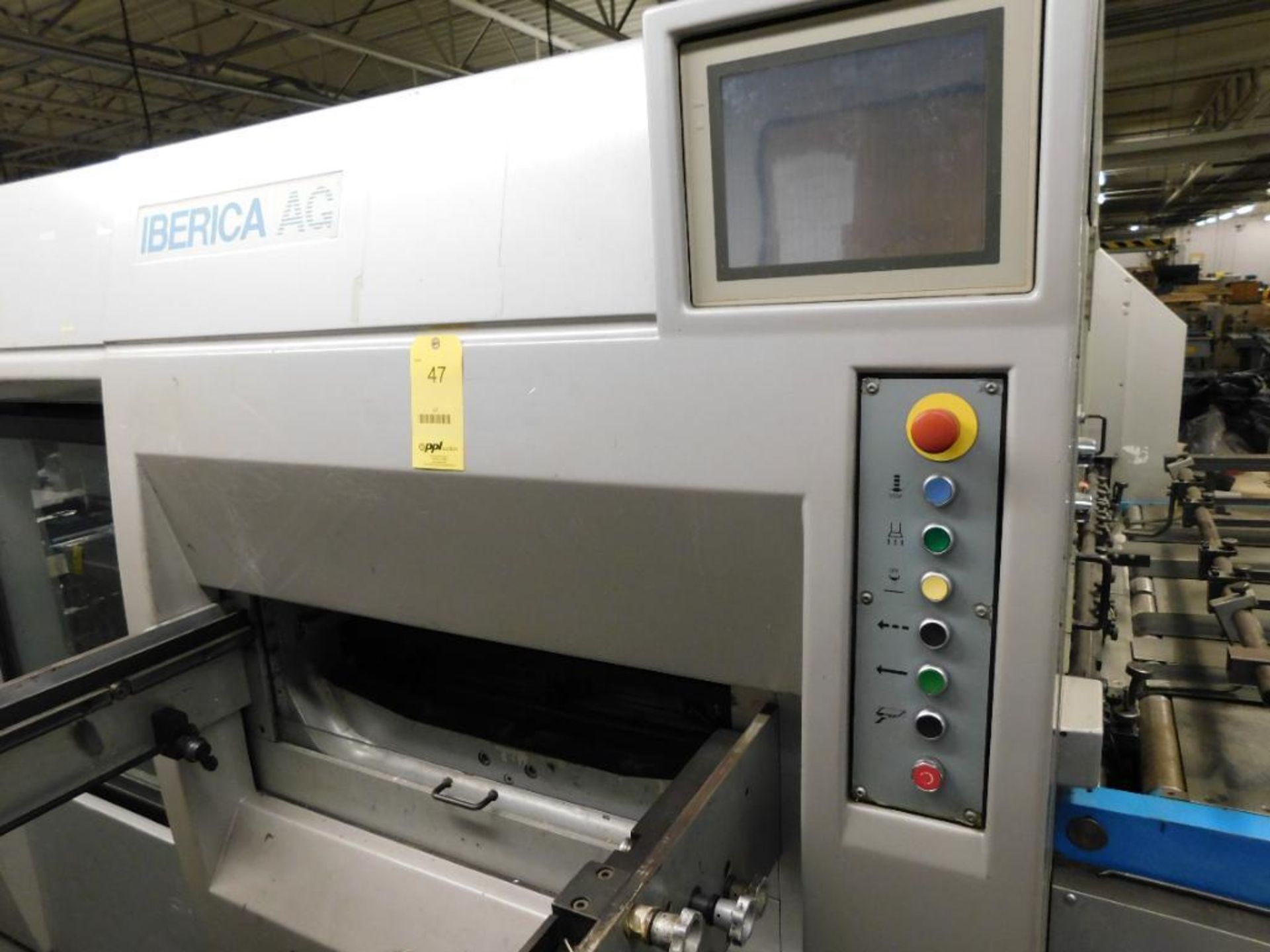 2003 Iberica (KBA) TR105F Varioplan 41" Autoplaten Die Cutter w/Gripper Stripper Feature, Digital PL - Image 5 of 16