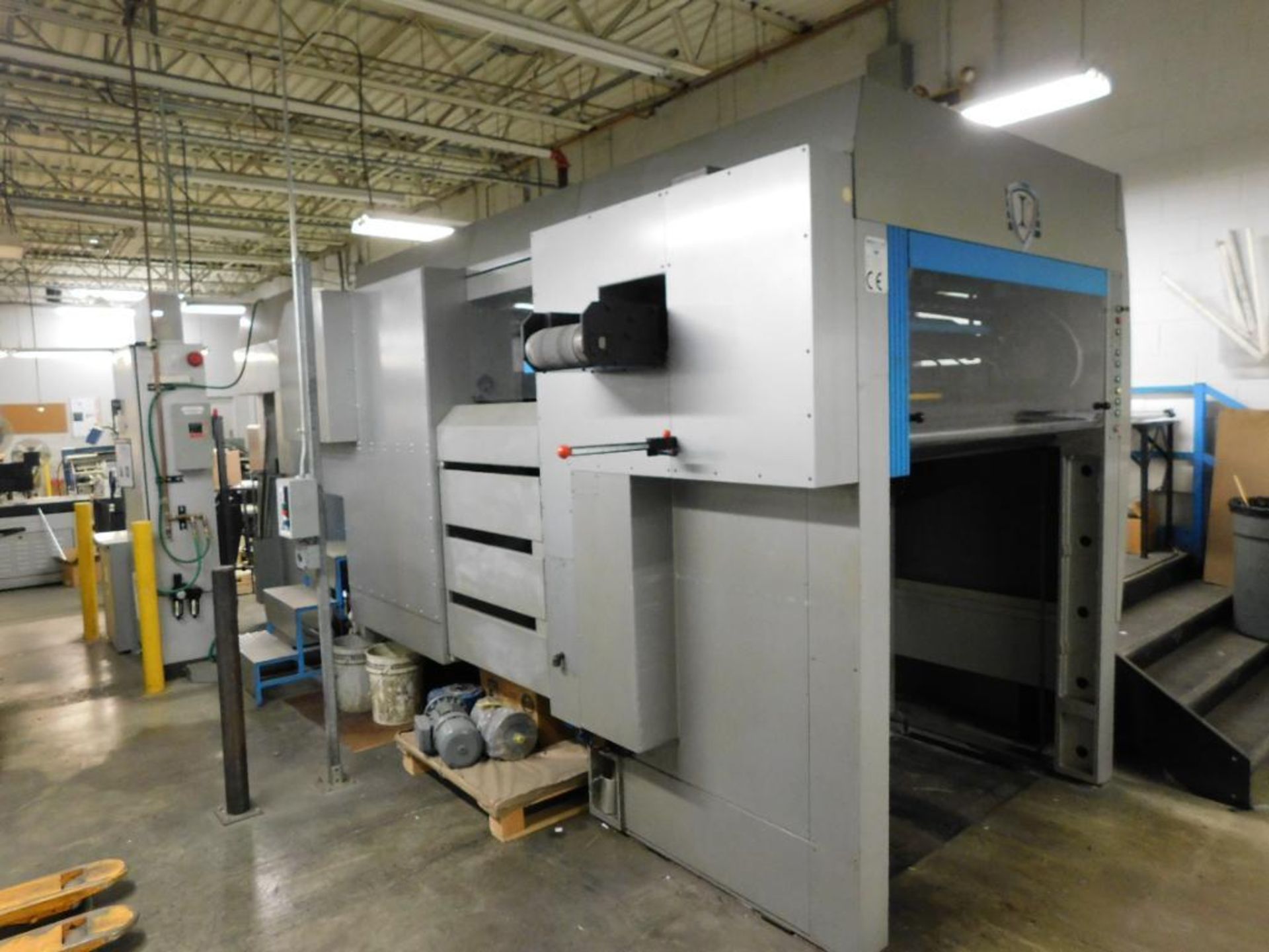 2003 Iberica (KBA) TR105F Varioplan 41" Autoplaten Die Cutter w/Gripper Stripper Feature, Digital PL - Image 7 of 16