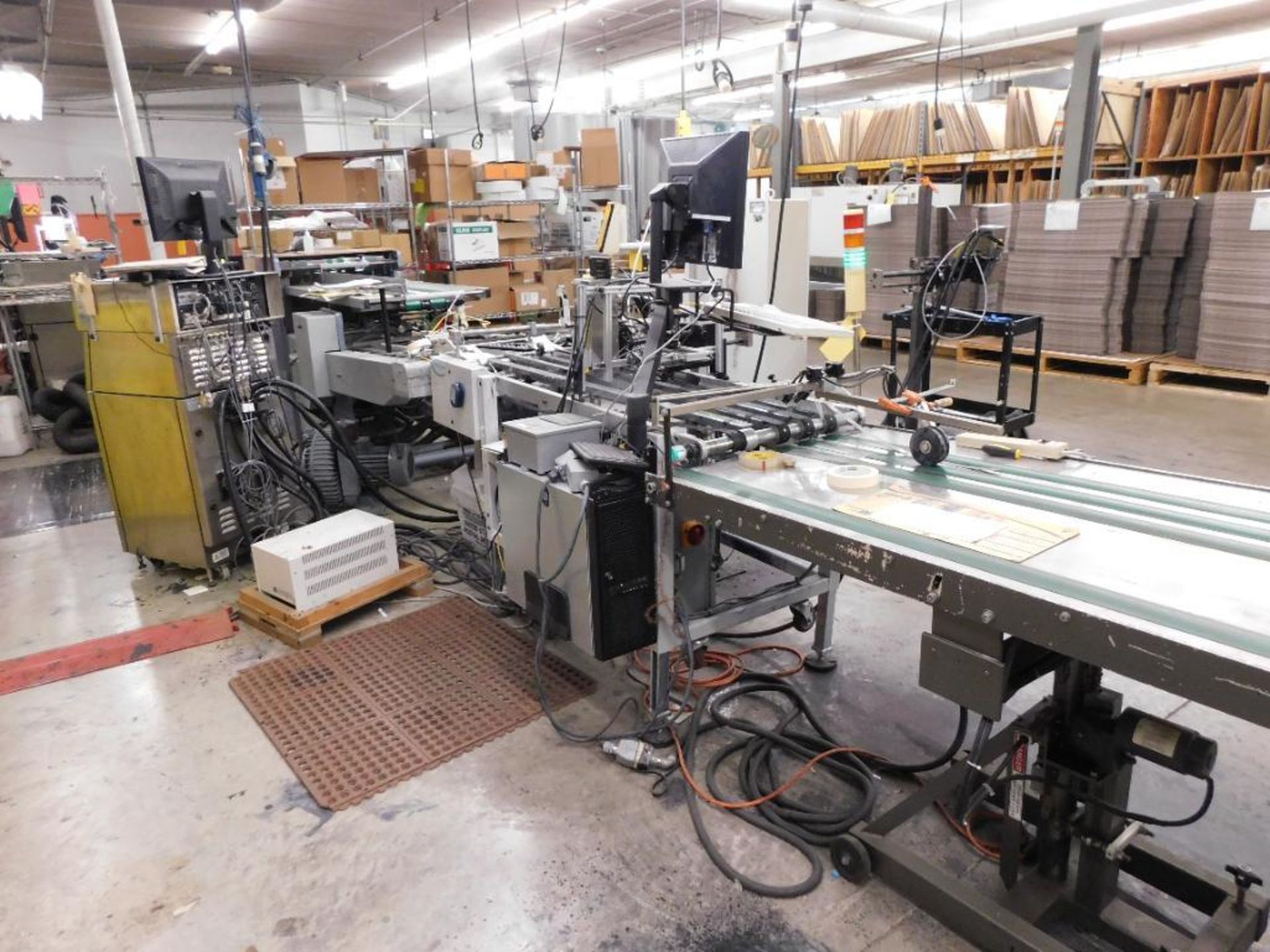 Line: Mail Table Line w/Stahl Feeder Videojet Printer, Kepes Vacuum Table & Lake Image Inspection Sy - Image 8 of 8