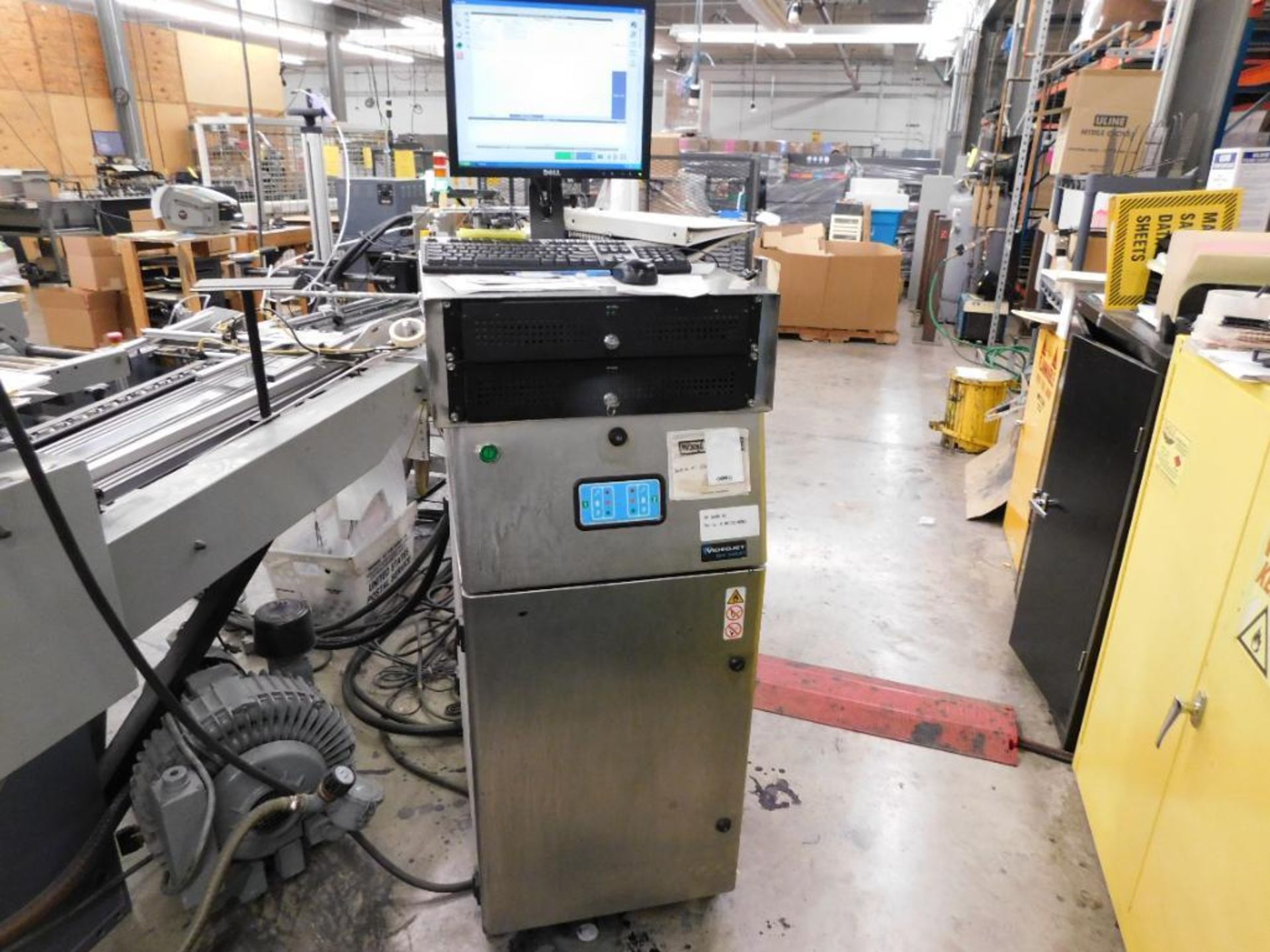 Line: Mail Table Line w/Stahl Feeder Videojet Printer, Kepes Vacuum Table & Lake Image Inspection Sy - Image 6 of 8