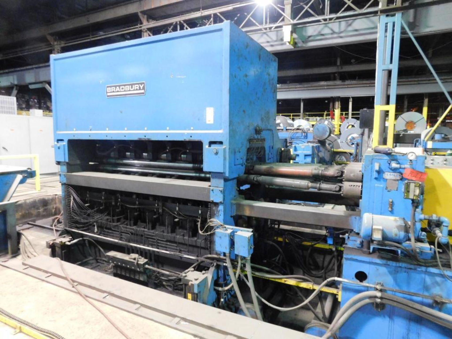 Cauffiel 96" x .500" x 100,000 lb. Flying Shear Cut To Length Line, L-R Line Direction, Carbon Steel - Image 32 of 47