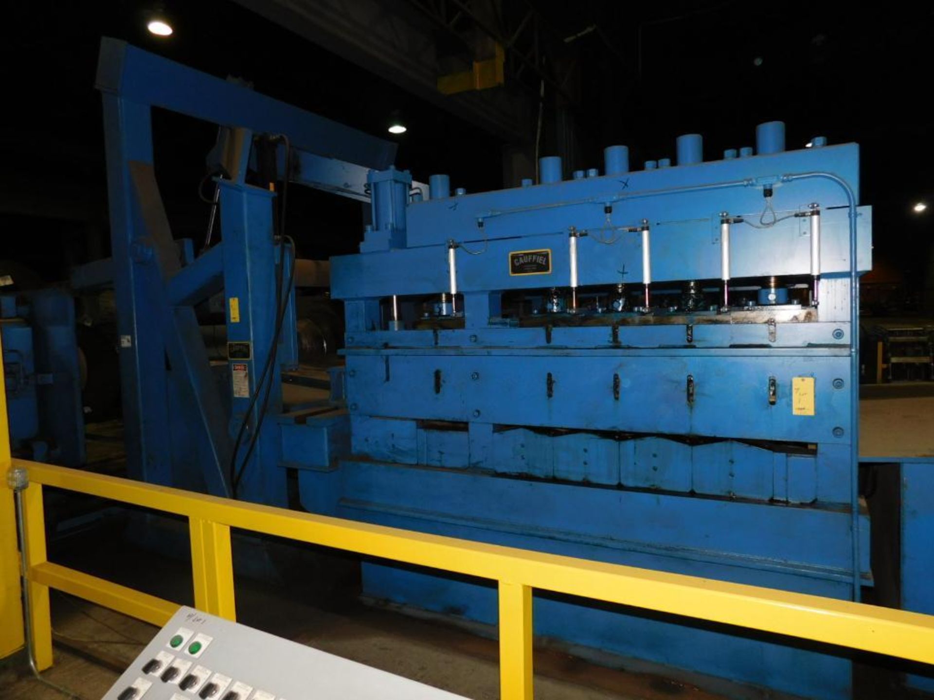 Cauffiel 96" x .500" x 100,000 lb. Flying Shear Cut To Length Line, L-R Line Direction, Carbon Steel - Image 9 of 47