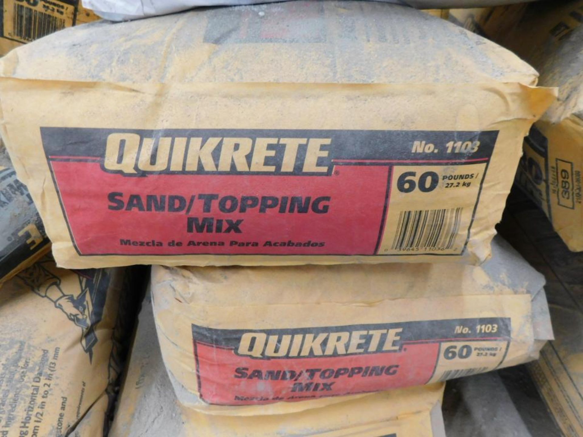 LOT: (1) Pallet of Sakrete High Strength Concrete Mix, 80 lb. bags (approx. 18 bags), (1) Pallet of - Image 5 of 7