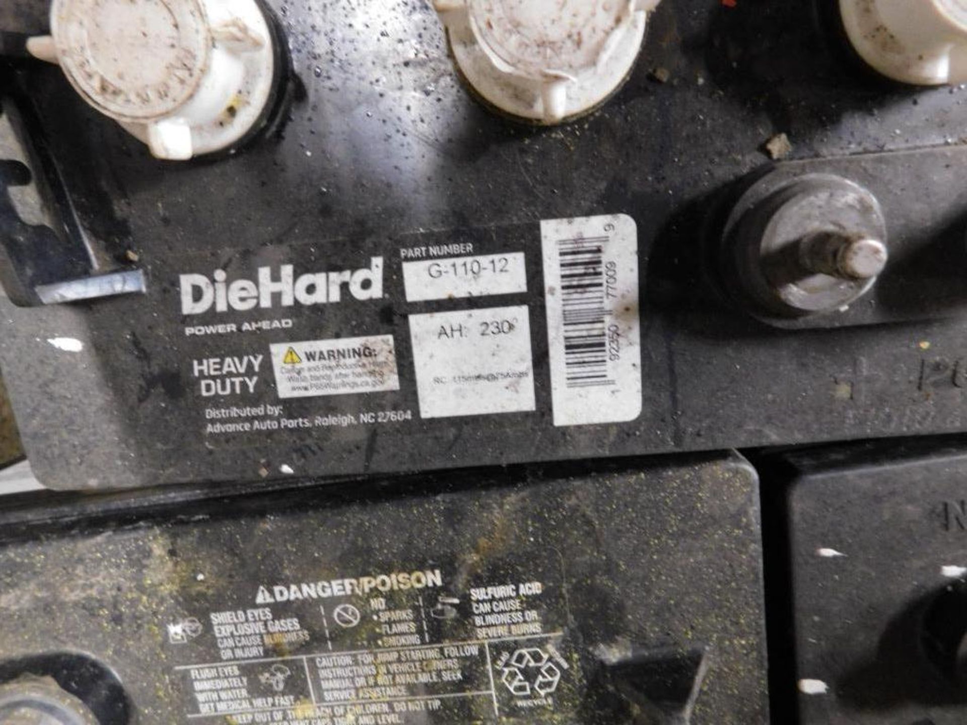 LOT: Pallet of (9) Die Hard Heavy Duty Batteries - Image 2 of 2