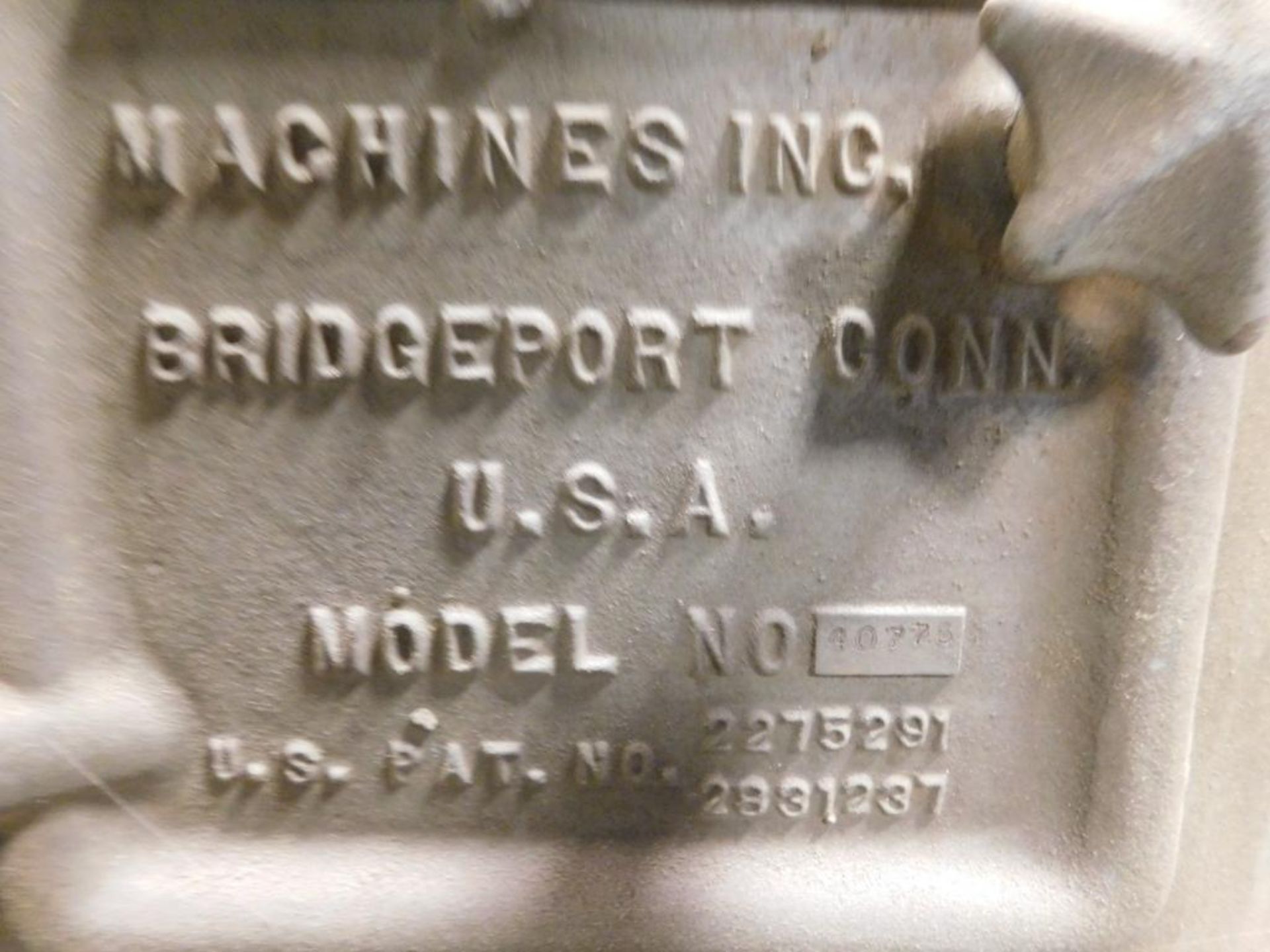 Bridgeport Mill, Model: 40775, 9" x 42" Slide Table - Image 6 of 6