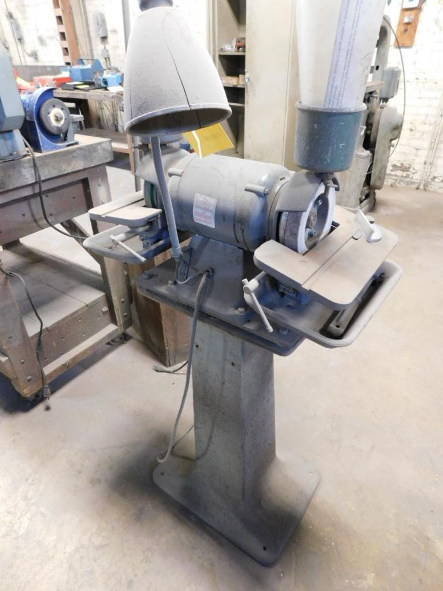 Baldor Pedestal Mount Double Ended 1/3 HP Pedestal Buffer/Grinder - Image 2 of 4