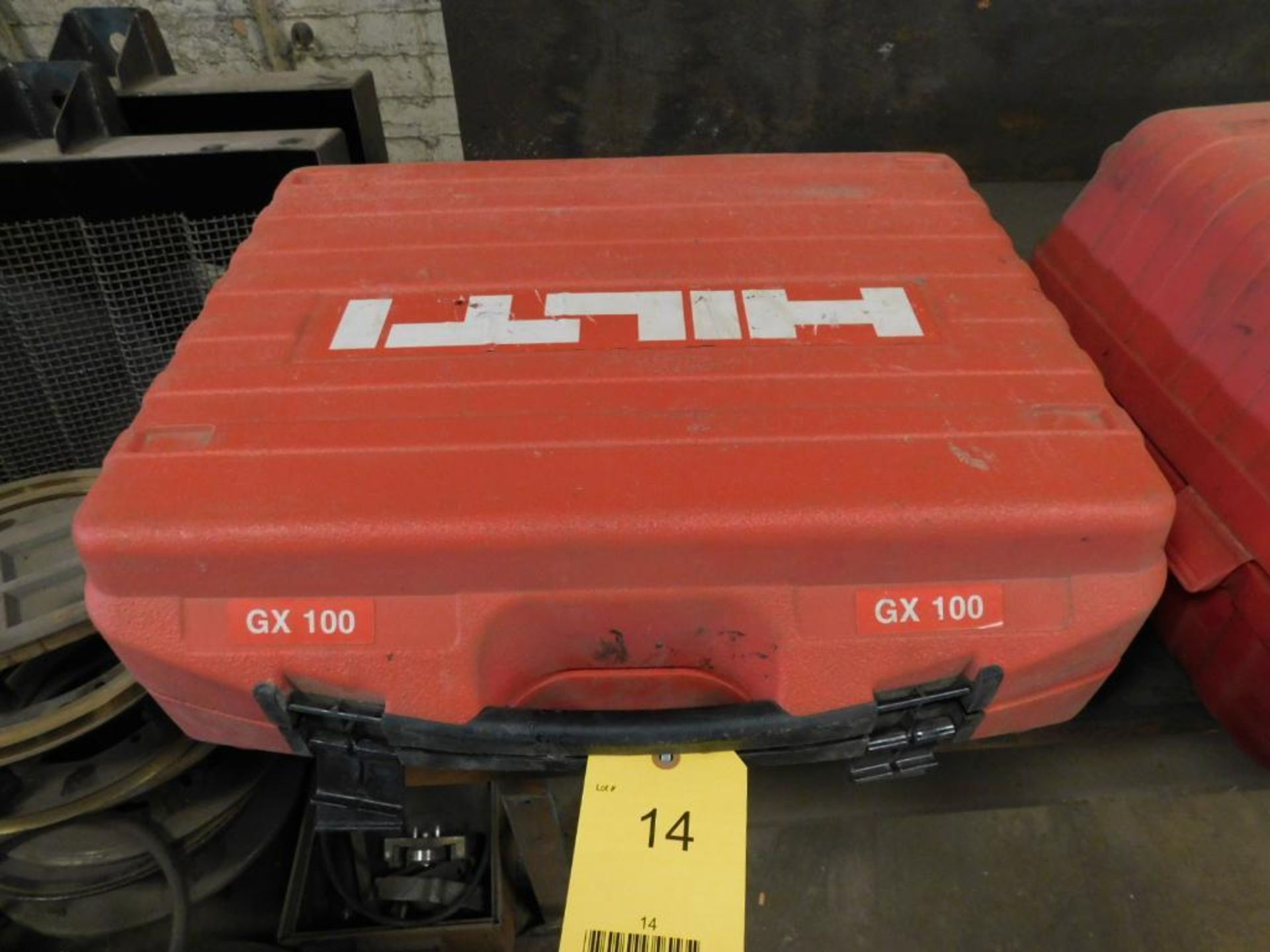 Hilti GX100 Fully Automatic Gas Actuated Fastening Tool, Case w/Hilti X-GM40 Nail Magazine - Image 5 of 5