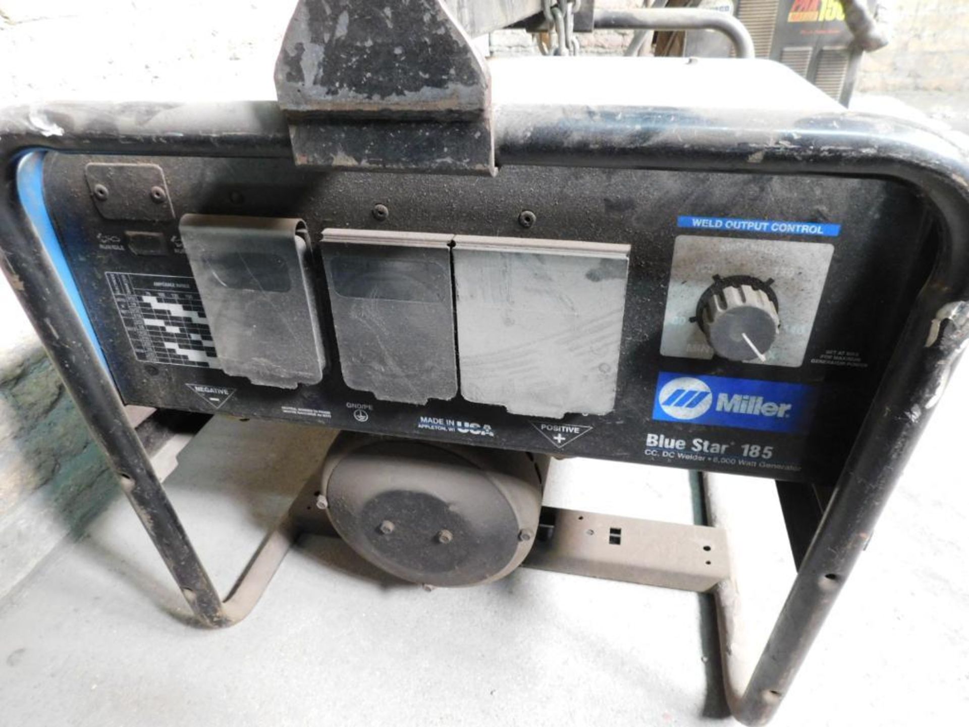 Miller Blue Star 185 CC, DC Welder/6000 Watt Generator w/Honda GX390 13.0 Gas Engine - Image 2 of 3