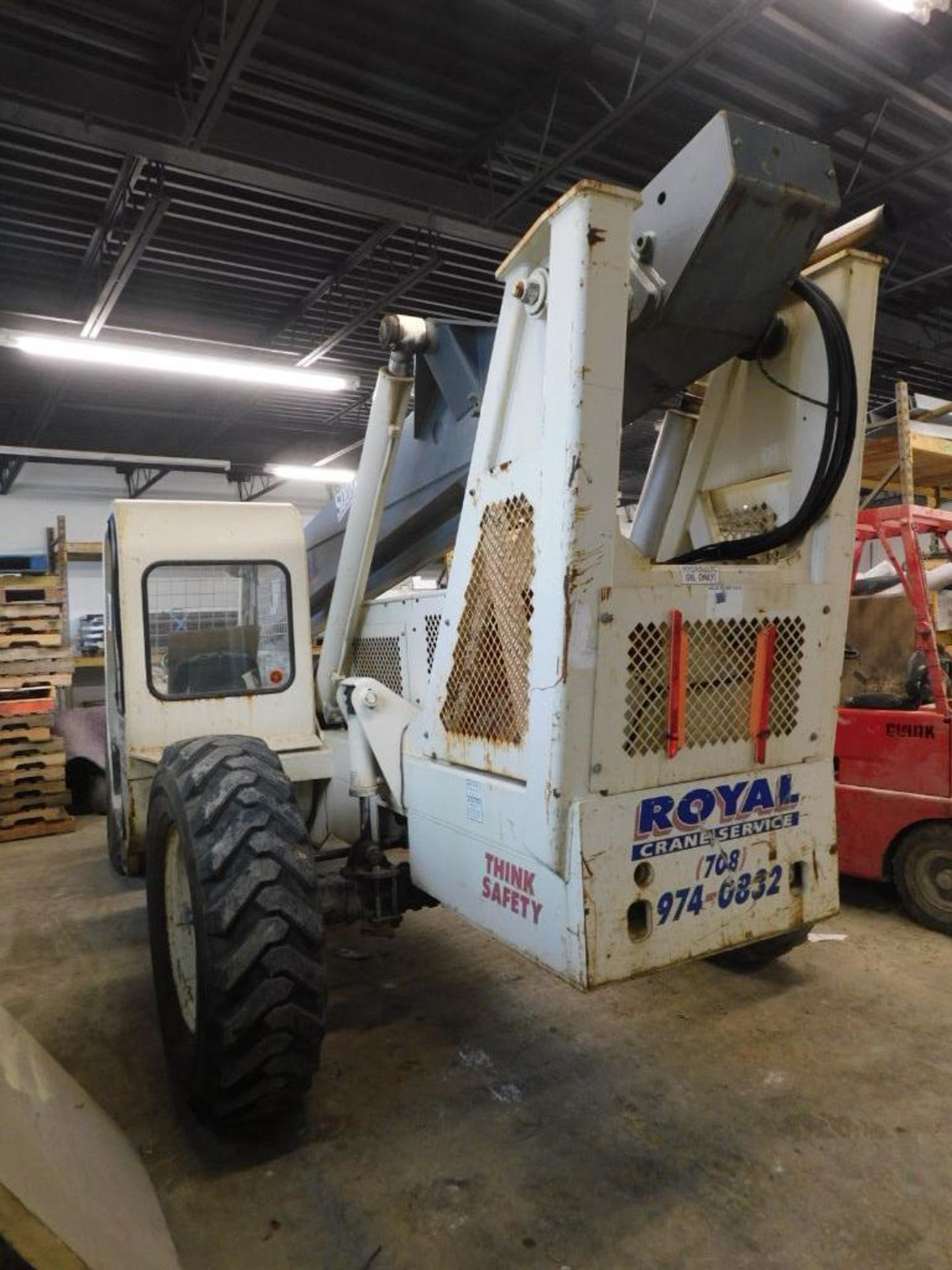 Terex SS840 Telescopic Forklift, 4' Forks, 8,000 Lb. Capacity, S/N 014155, 3,395 Indicated Hours (LO - Image 5 of 15