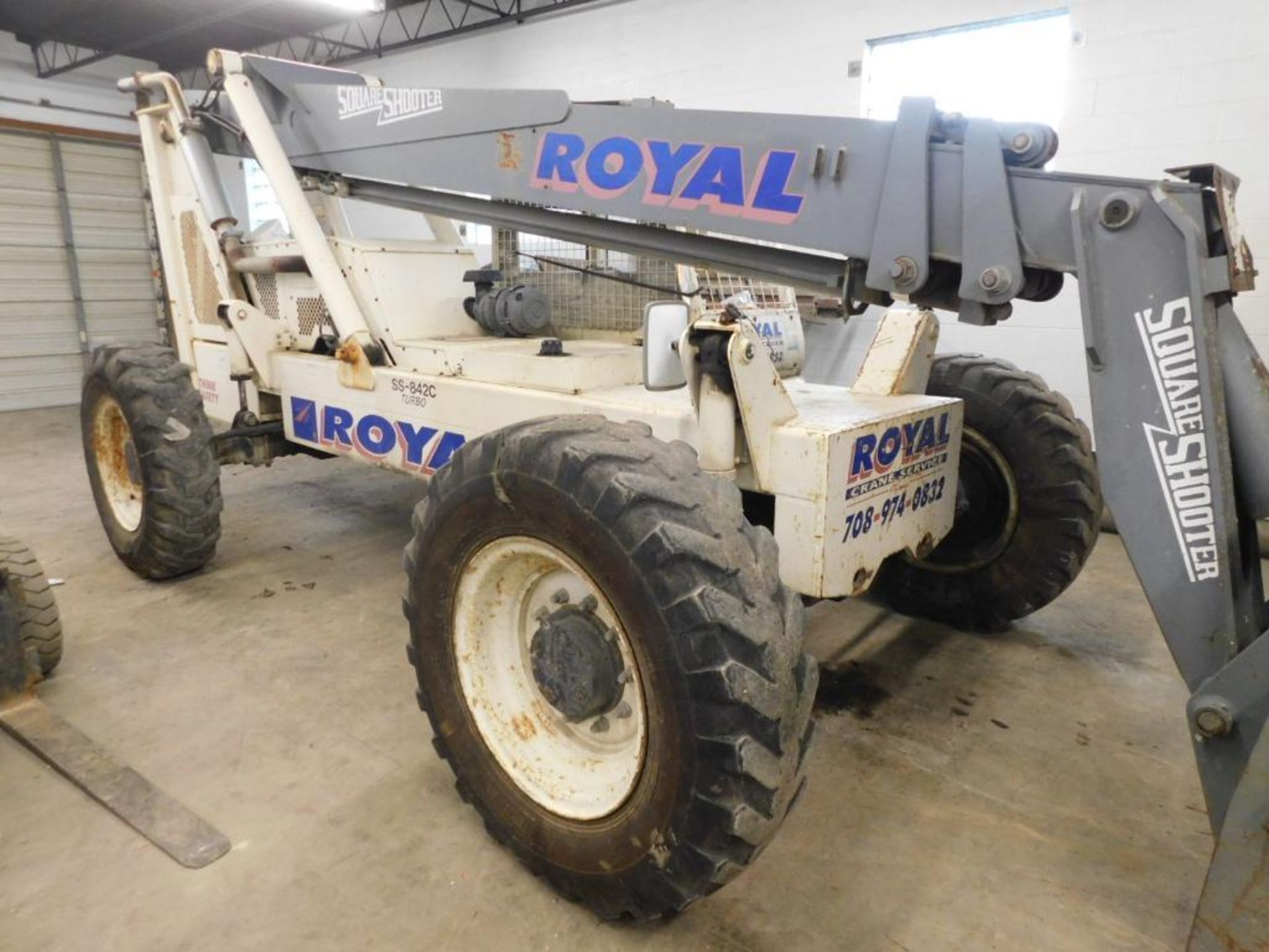 Terex SS840 Telescopic Forklift, 4' Forks, 8,000 Lb. Capacity, S/N 014155, 3,395 Indicated Hours (LO - Image 2 of 15