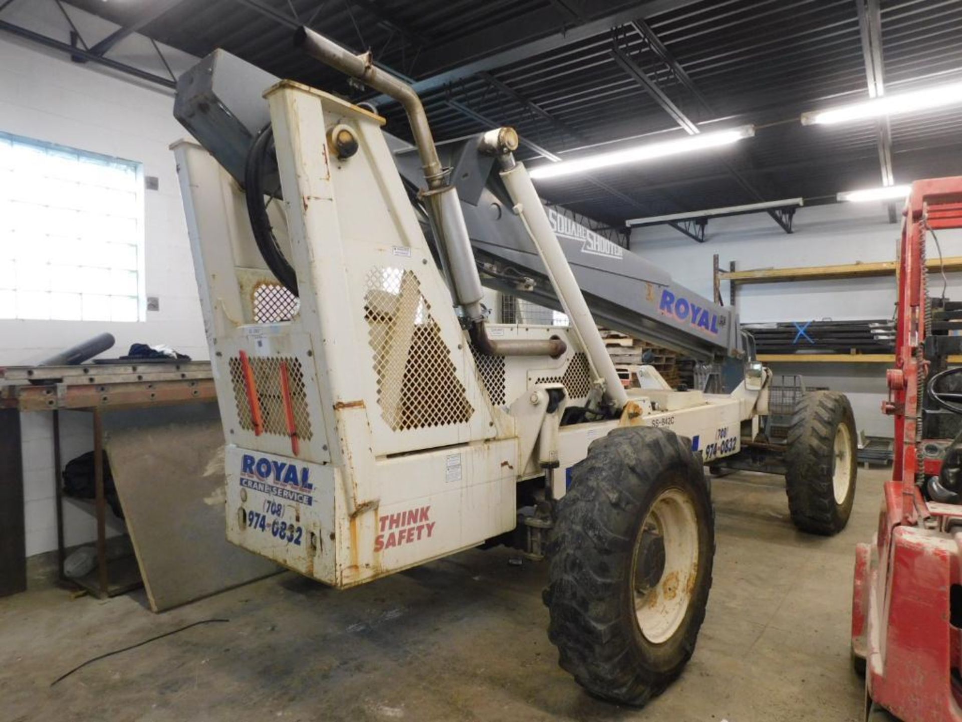 Terex SS840 Telescopic Forklift, 4' Forks, 8,000 Lb. Capacity, S/N 014155, 3,395 Indicated Hours (LO - Image 4 of 15