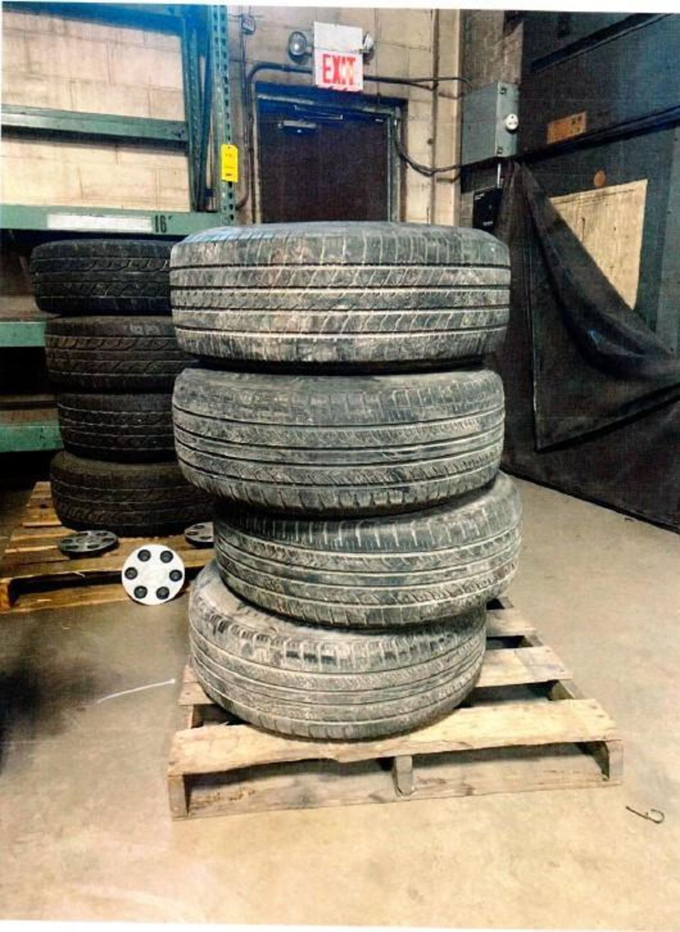 LOT: Complete Set (4) Camaro Rims & Tires - Image 2 of 2