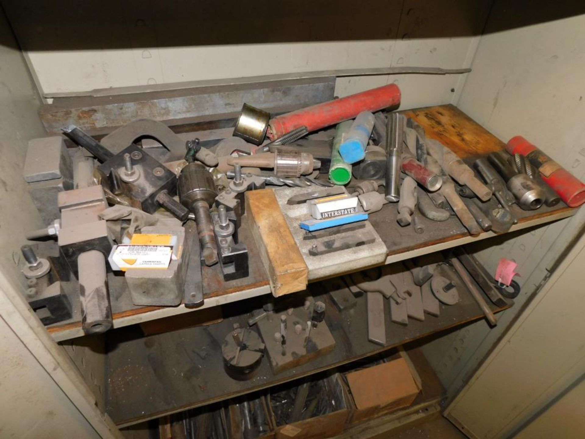 LOT: Cabinet w/Assorted Lathe Tooling - Image 2 of 5