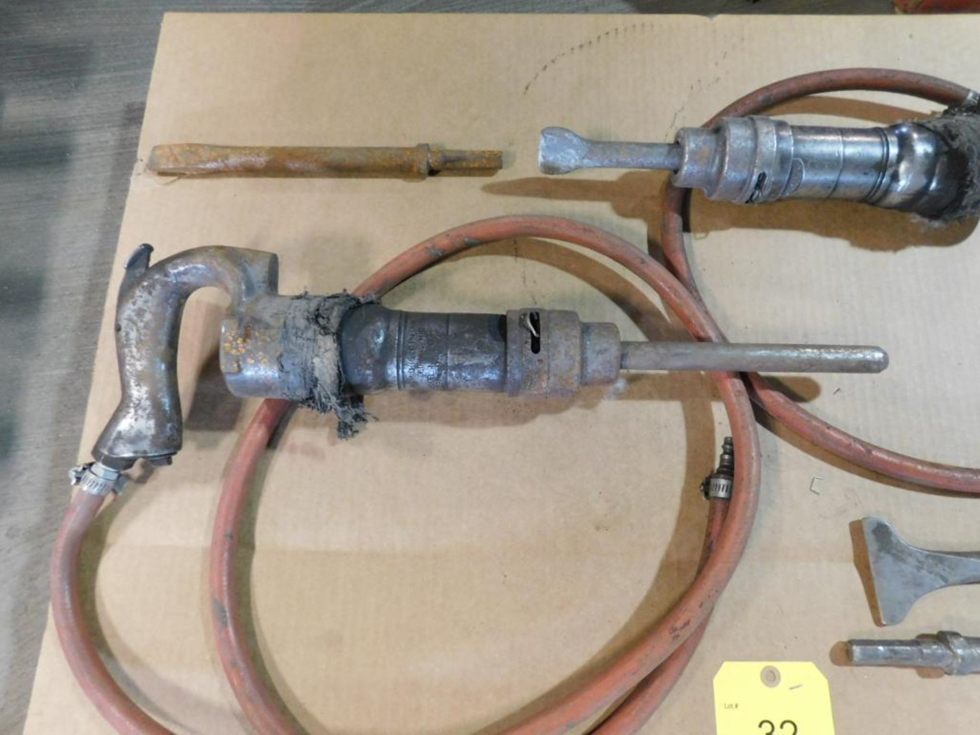 LOT: (2) Pneumatic Concrete Breakers w/(3) Extra Bits on Pallet - Image 2 of 3