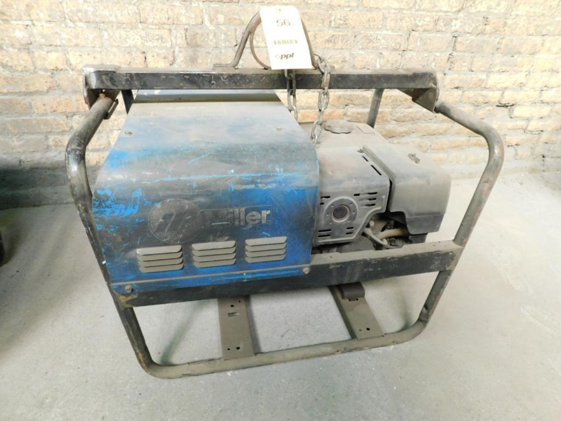 Miller Blue Star 185 CC, DC Welder/6000 Watt Generator w/Honda GX390 13.0 Gas Engine