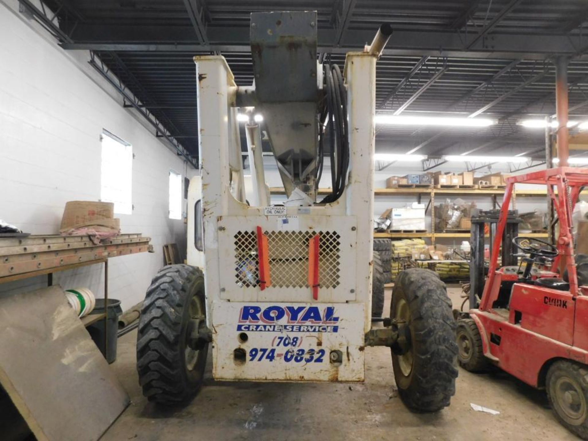 Terex SS840 Telescopic Forklift, 4' Forks, 8,000 Lb. Capacity, S/N 014155, 3,395 Indicated Hours (LO - Image 6 of 15