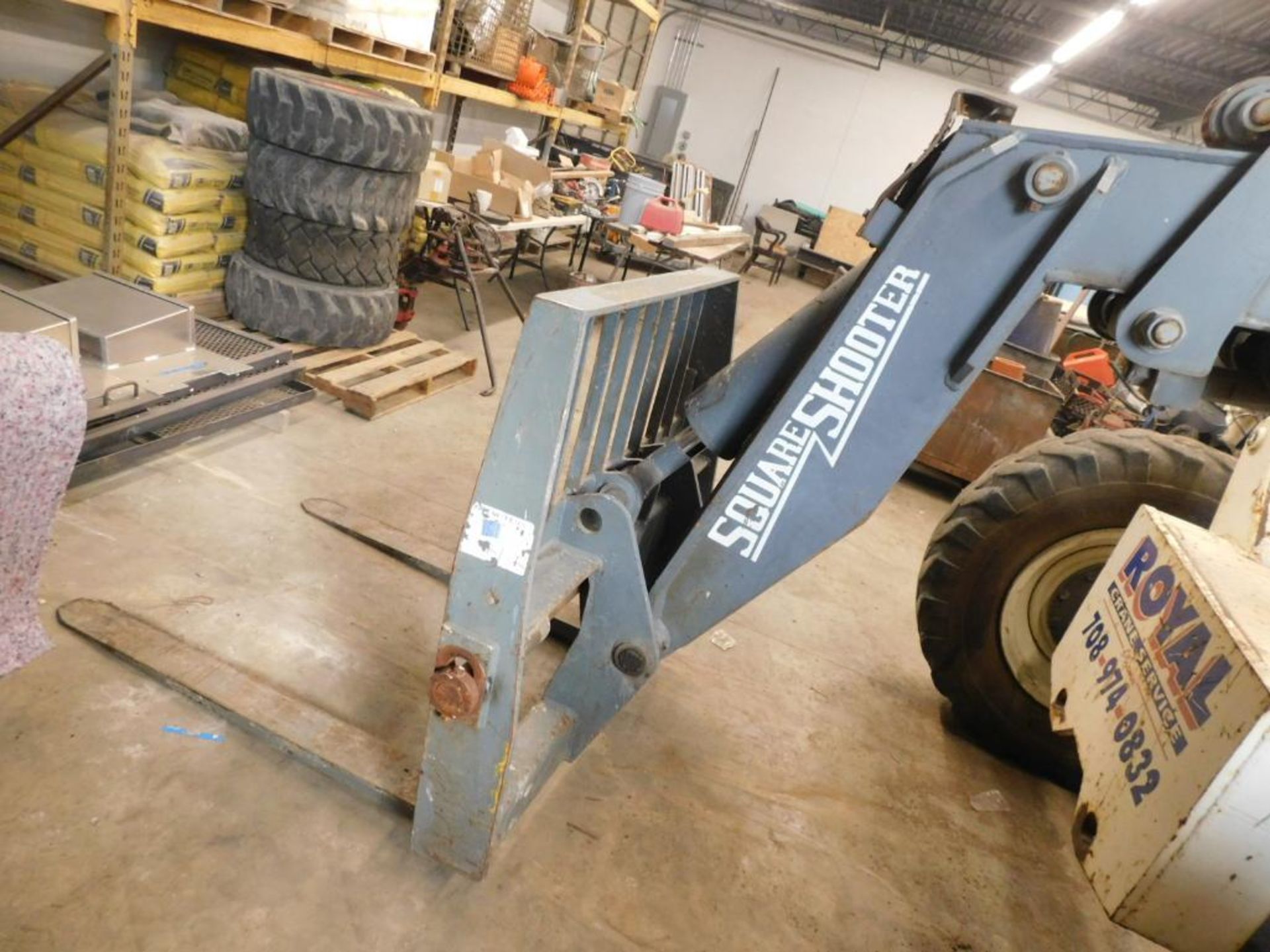 Terex SS840 Telescopic Forklift, 4' Forks, 8,000 Lb. Capacity, S/N 014155, 3,395 Indicated Hours (LO - Image 12 of 15