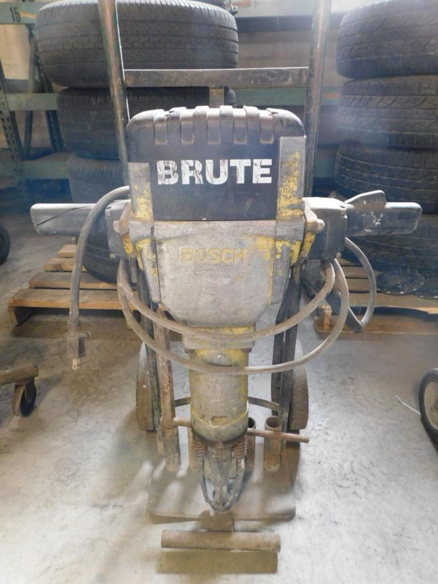 Bosch Brute Electric Concrete Breaker on Cart w/(1) Bit - Image 3 of 3