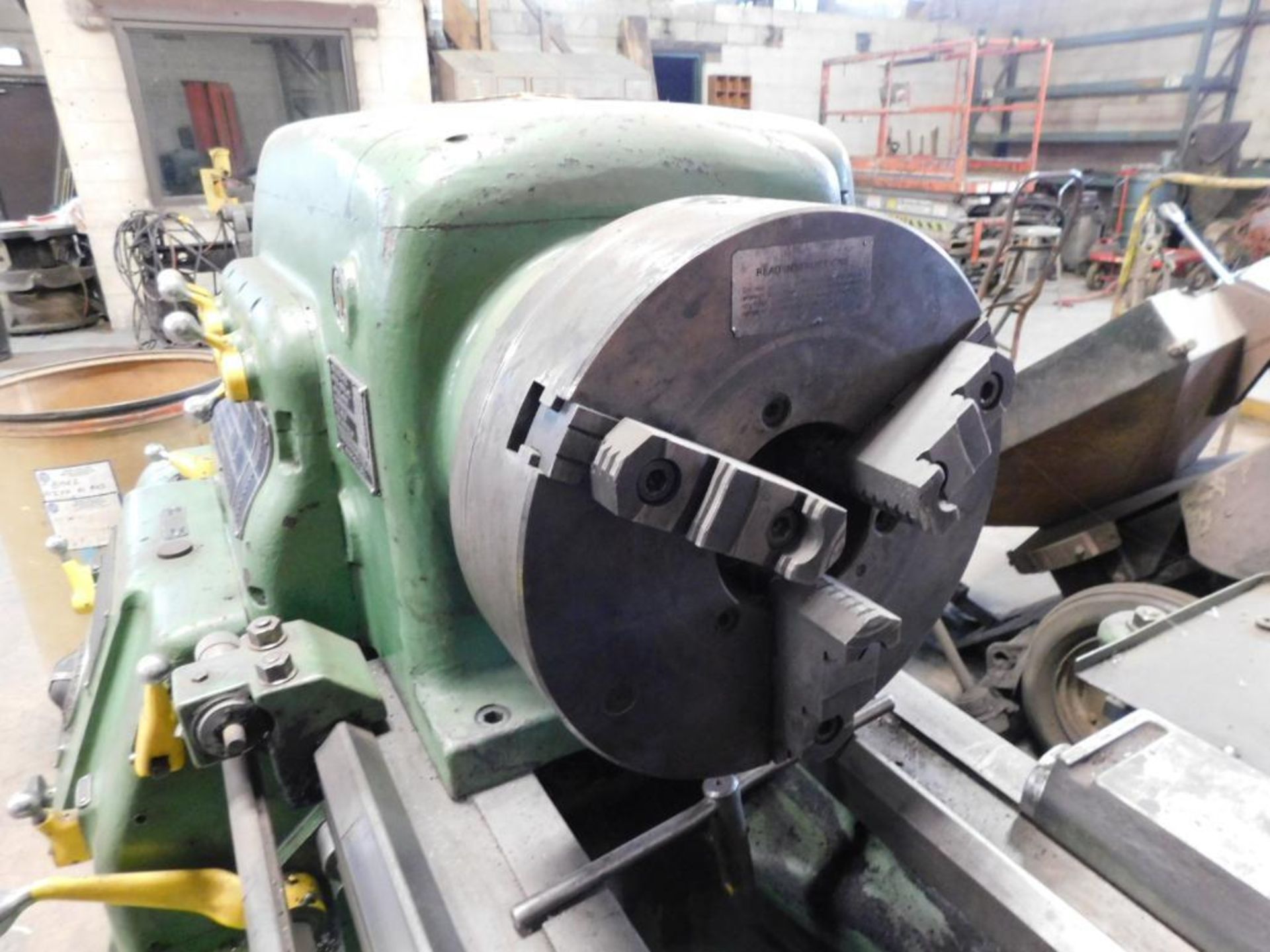 Monarch 10' Lathe w/Tailstock, 12" 3-Jaw Chuck, S/N 40734 - Image 3 of 7