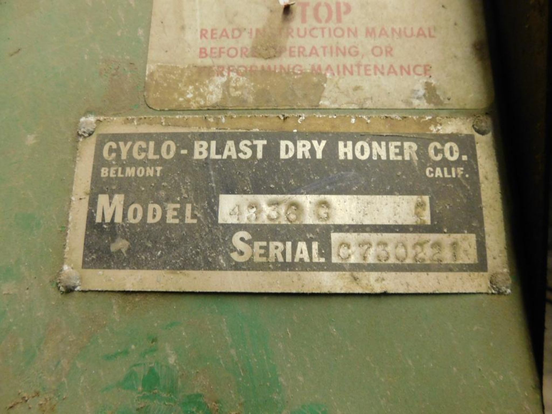 Cyclo-Blast Sand Blast Cabinet, Model 4336G - Image 3 of 3