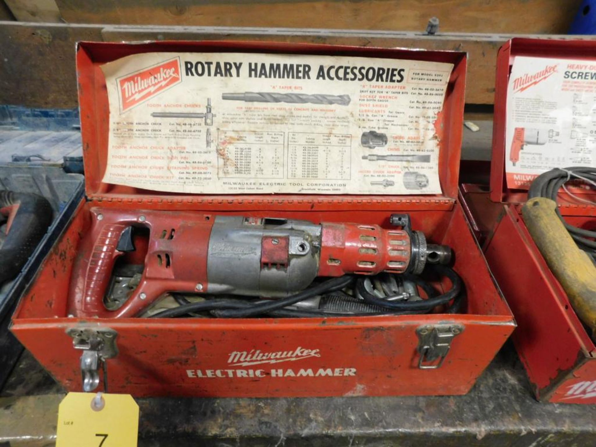 Milwaukee Heavy Duty 3/4" Rotary Hammer Drill, Case
