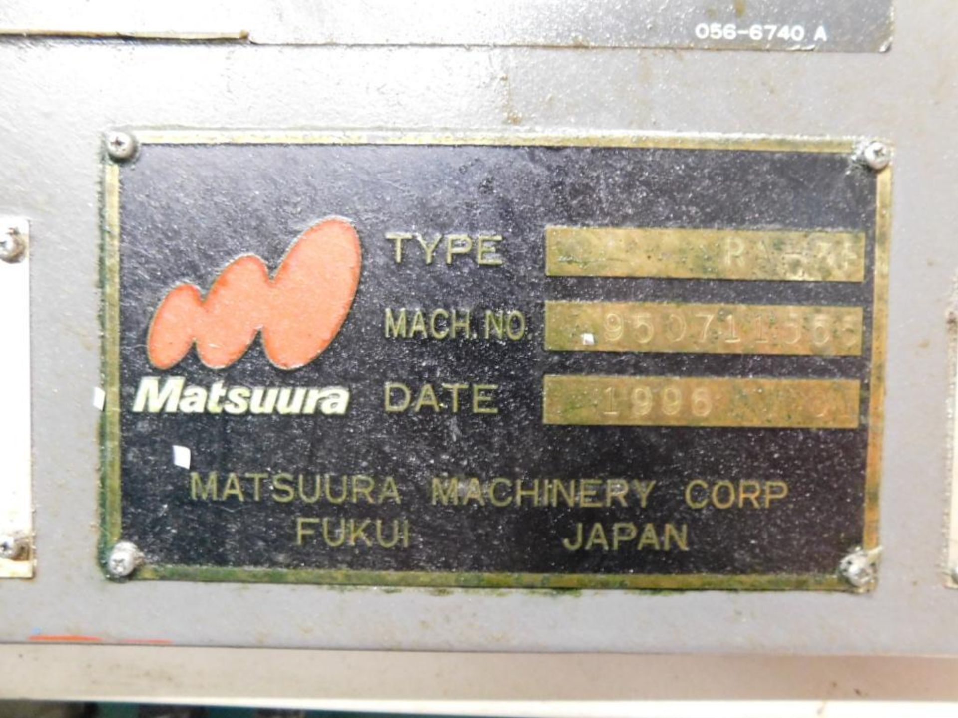 Matsuura RA-3F CNC Vertical Machining Center, Yasnac System i80M CNC Control, Travels: X-31.5", Y-17 - Image 13 of 14