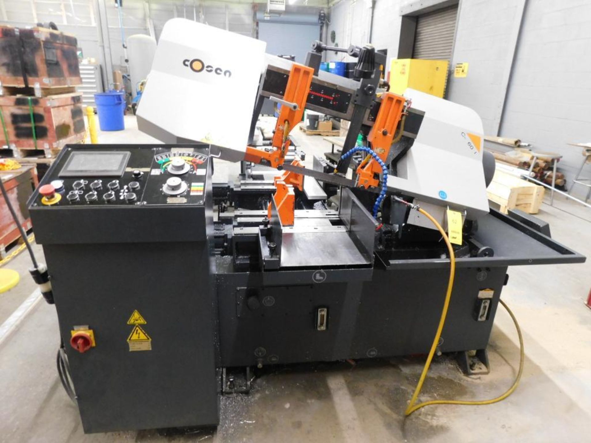 Cosen Mechatronics C-260NC Horizontal Metal Cutting Band Saw Coolant System S/N 26C1070671 (2018), H