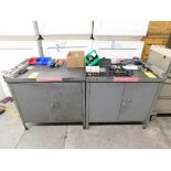 LOT: (2) Steel Cabinets w/Contents of Clamping Supplies, Assorted Tooling