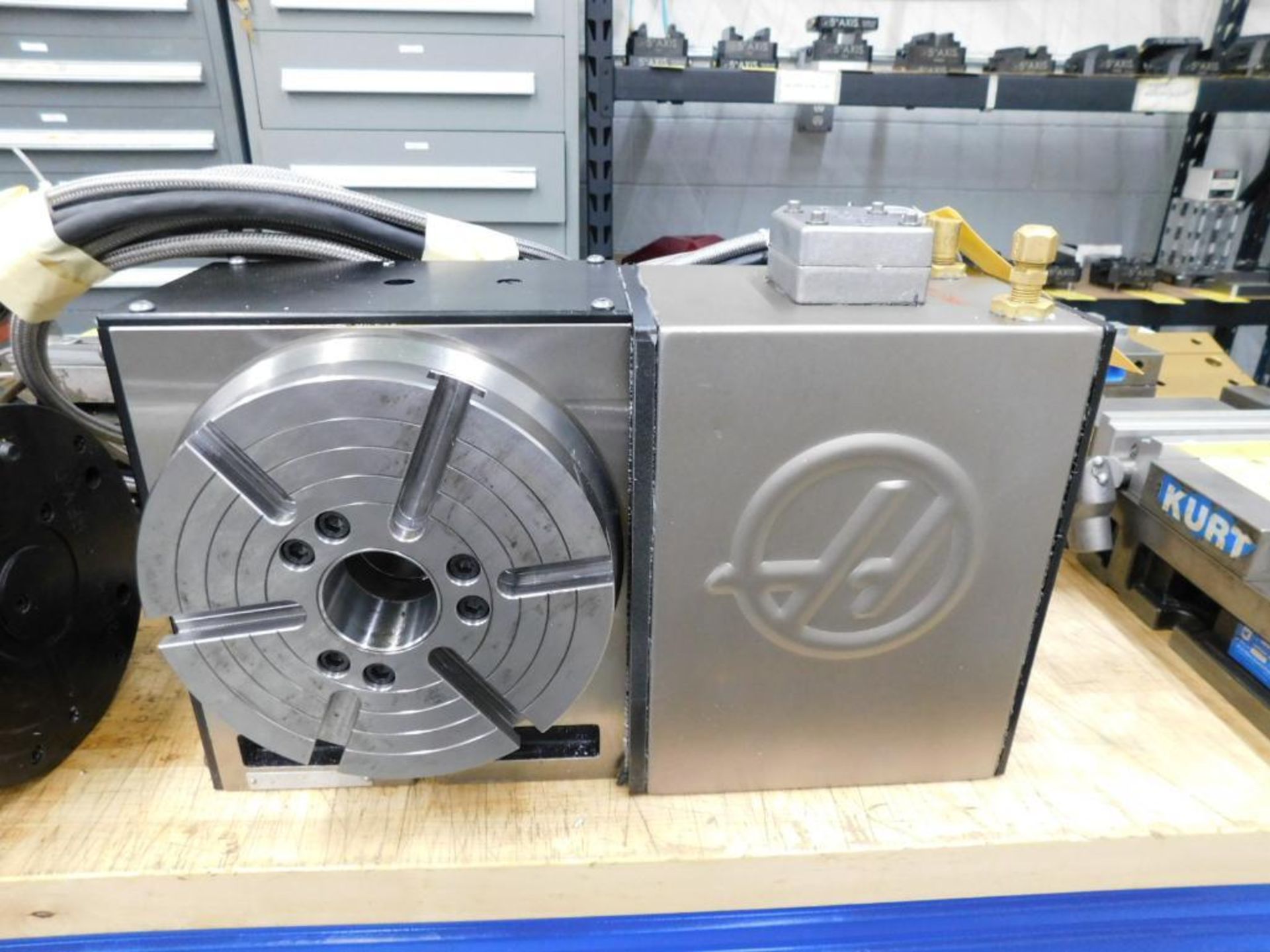 Haas T5C Dual-Axis Tilting Rotary Indexer w/5C Collet Nose, 60 ft-lb.Max. Torque, Max Speed 60 Deg/S - Image 2 of 8