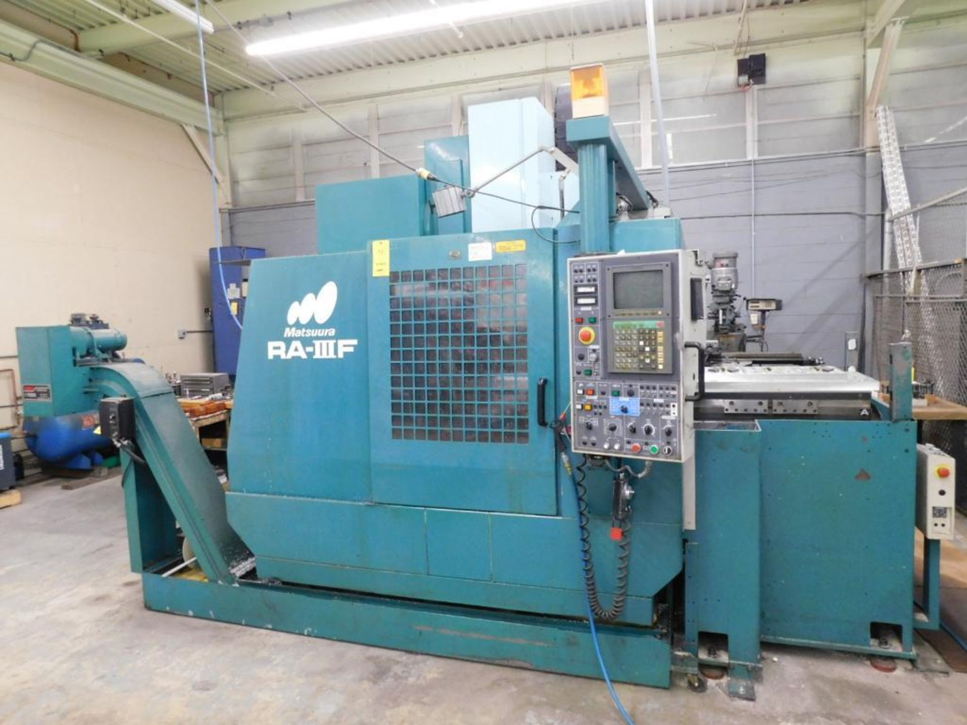 Matsuura RA-3F CNC Vertical Machining Center, Yasnac System i80M CNC Control, Travels: X-31.5", Y-17